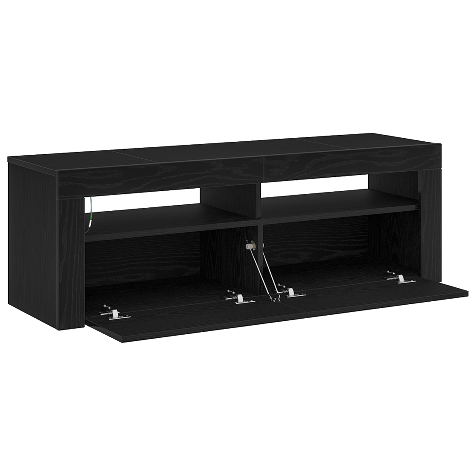 Mueble para TV con Luces LED 120x35x40 cm Soporte Salón Multicolor vidaXL - Imagen 99 de 143
