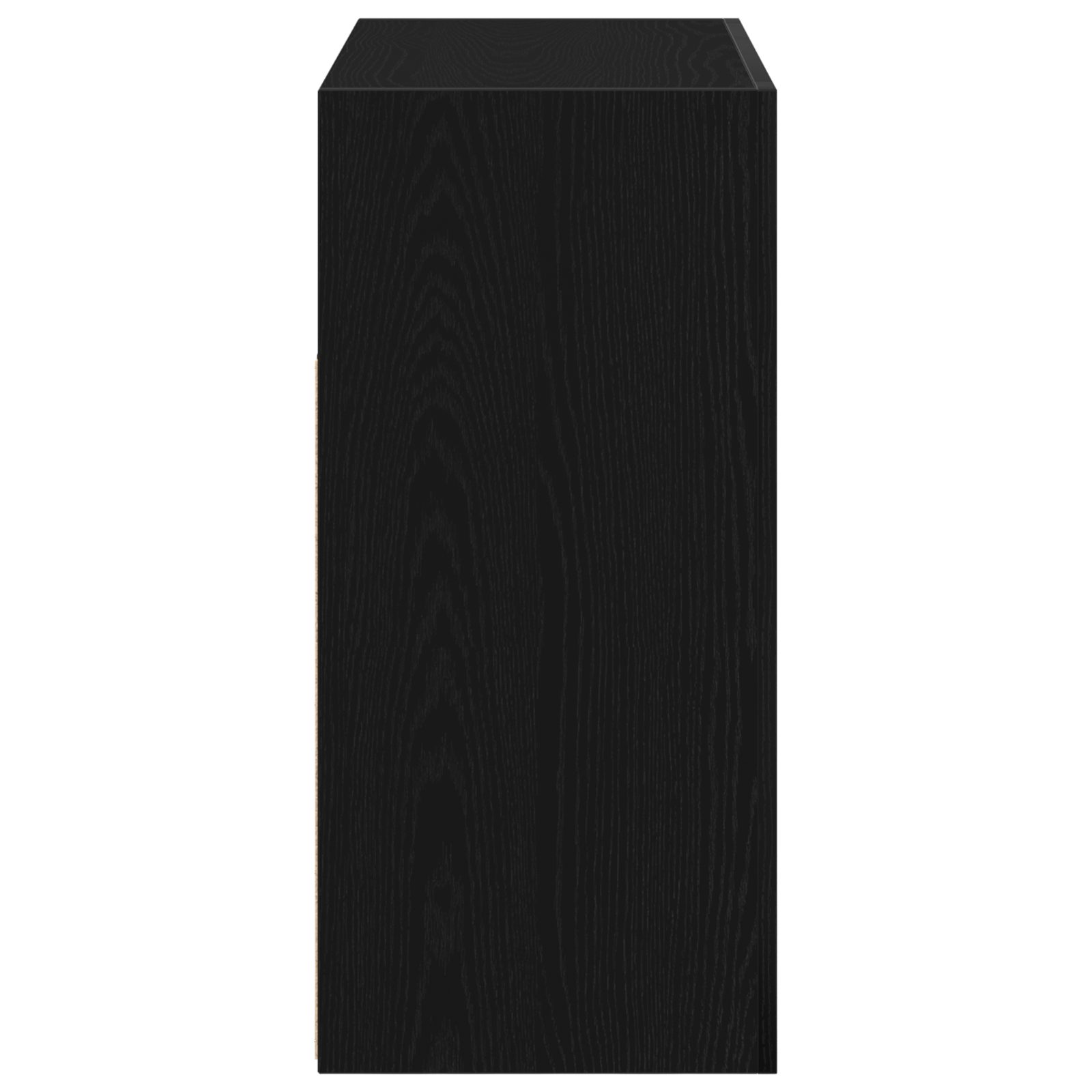 Sideboard with LED Lights - Black Oak - 80x35x75 cm - Engineered Wood - Image 7