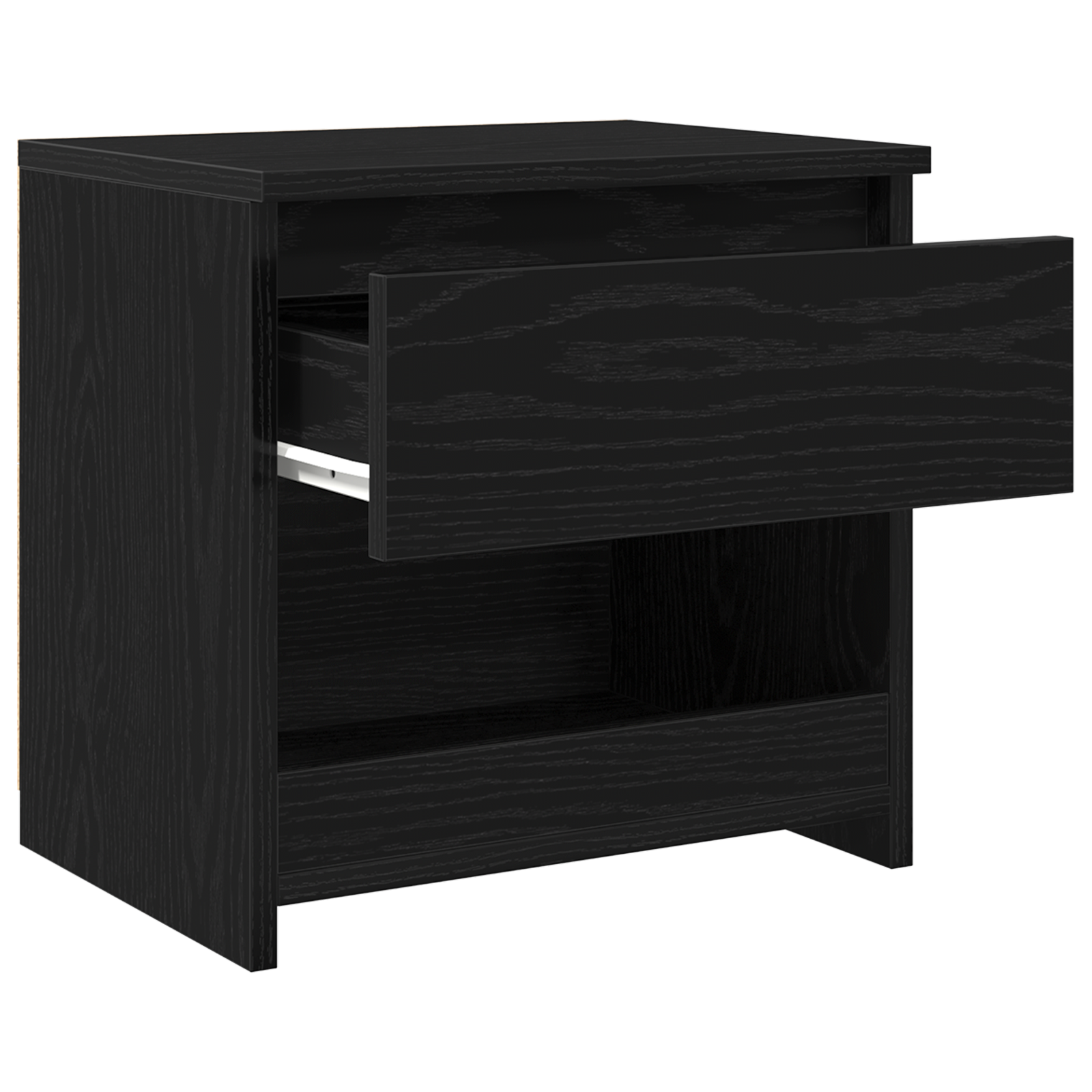 Nightstands 2 pcs Black Oak 40x30x39 cm Made from Engineered Wood - Image 2