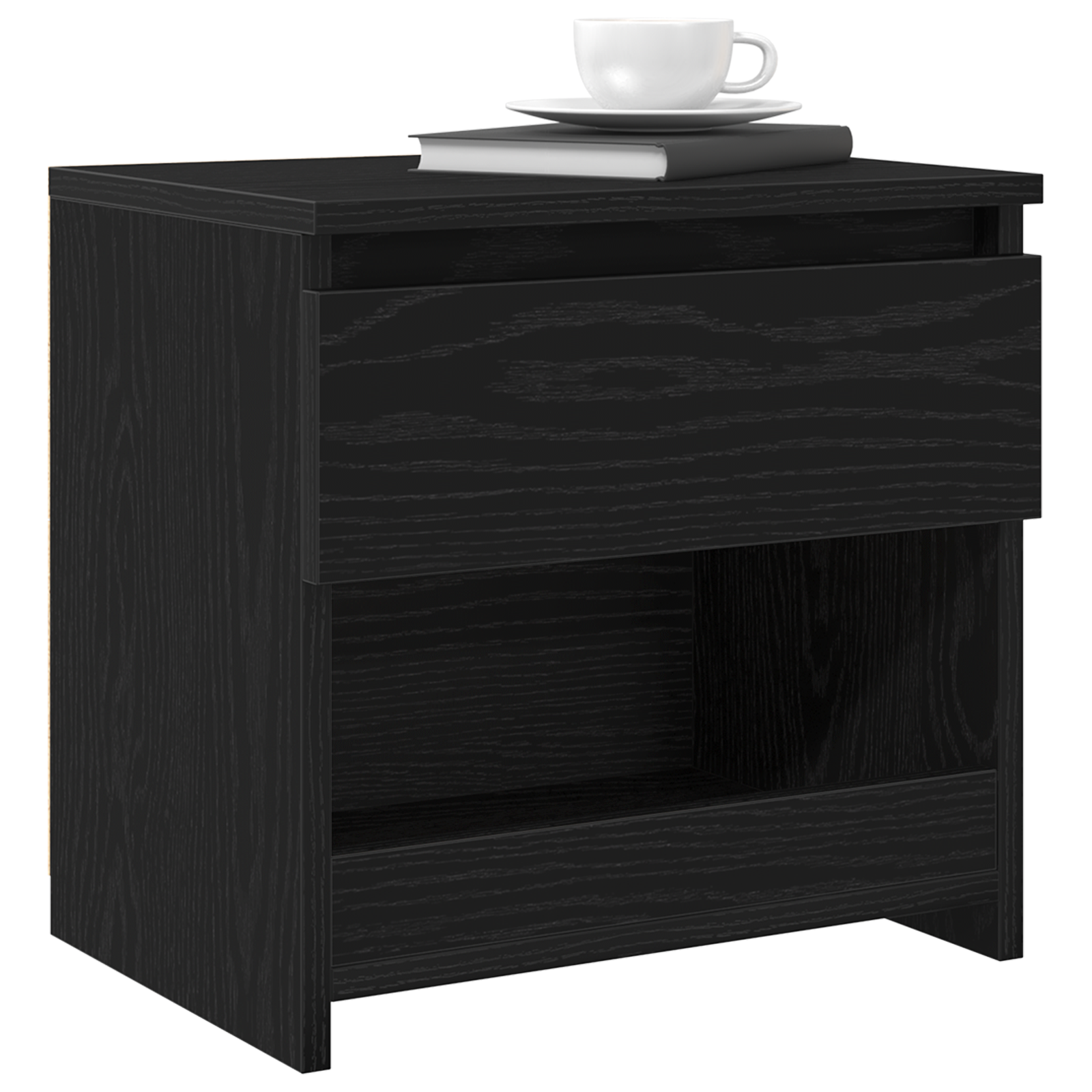 Nightstands 2 pcs Black Oak 40x30x39 cm Made from Engineered Wood - Image 3