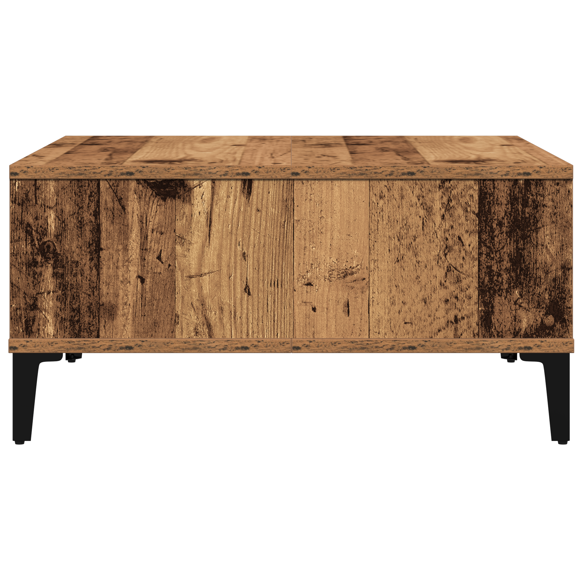 Coffee Table Old Wood 60x60x30 cm Engineered Wood - Image 6