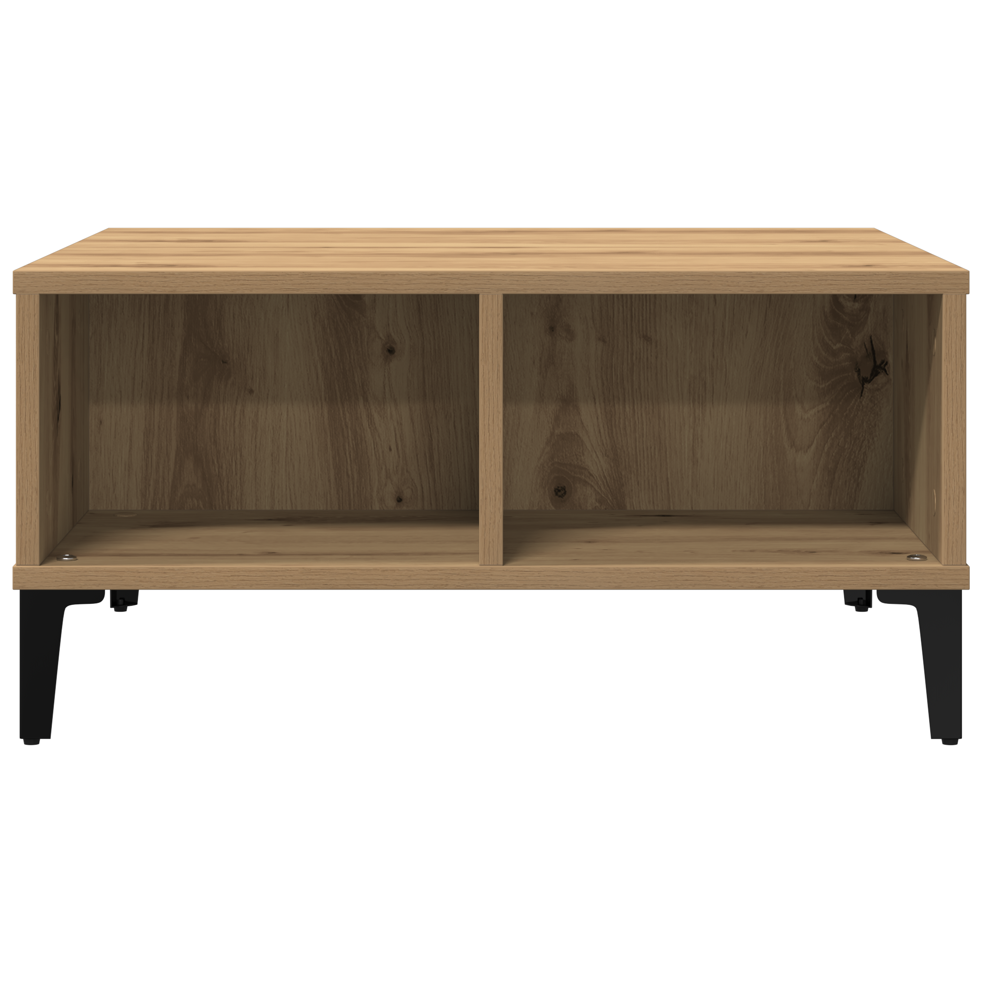 Coffee Table Artisan Oak 60x60x30 cm Engineered Wood - Image 5