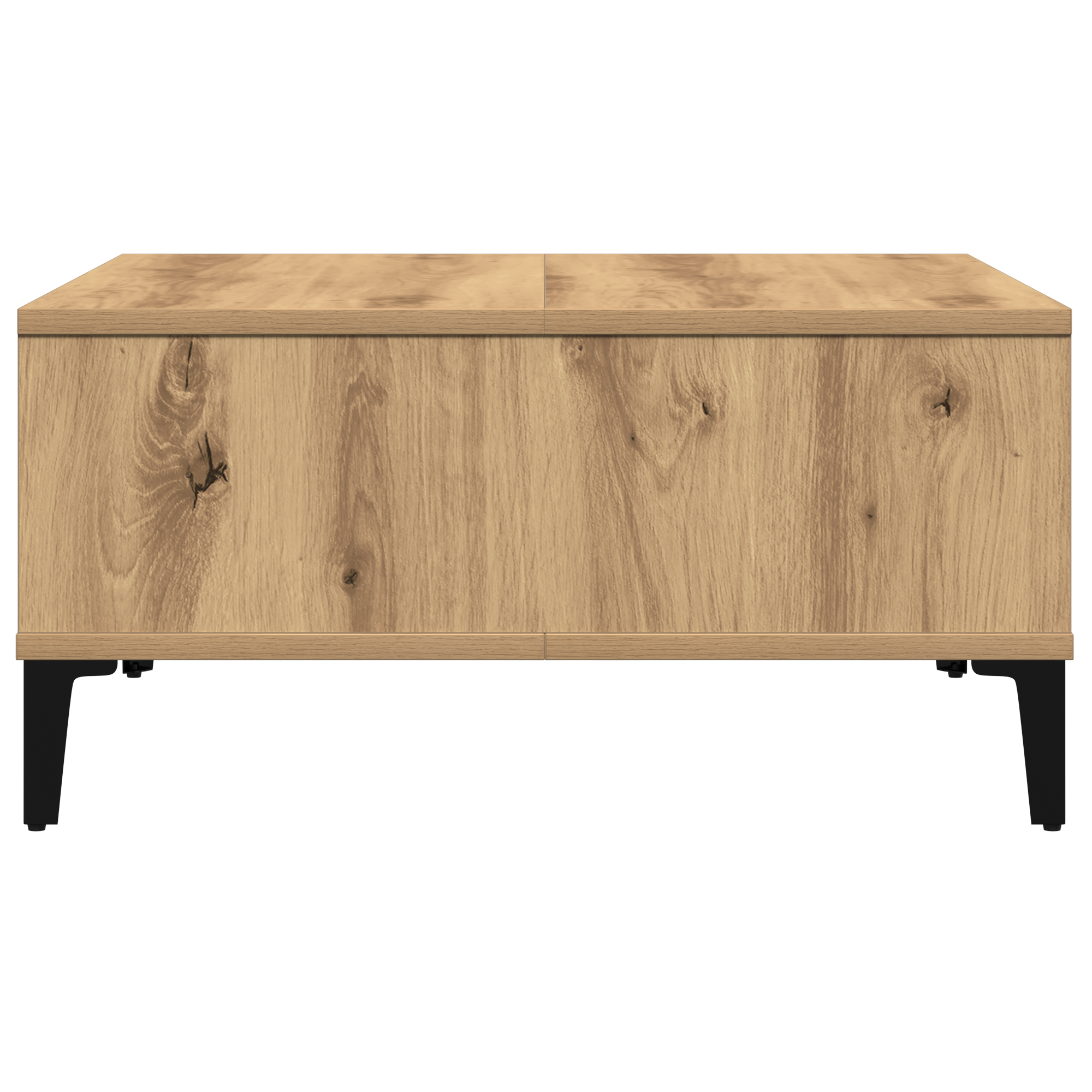 Coffee Table Artisan Oak 60x60x30 cm Engineered Wood - Image 6