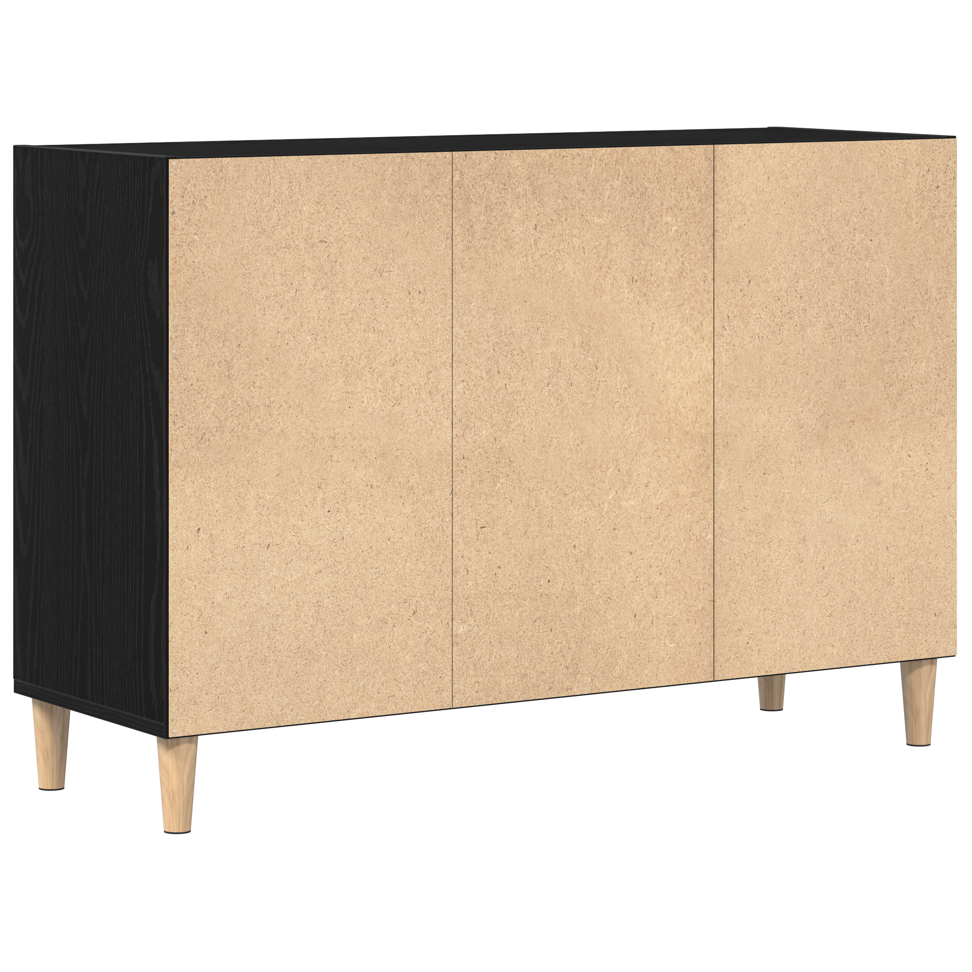 Black Oak Sideboard 103.5x35x70 cm Made of Engineered Wood - Image 5