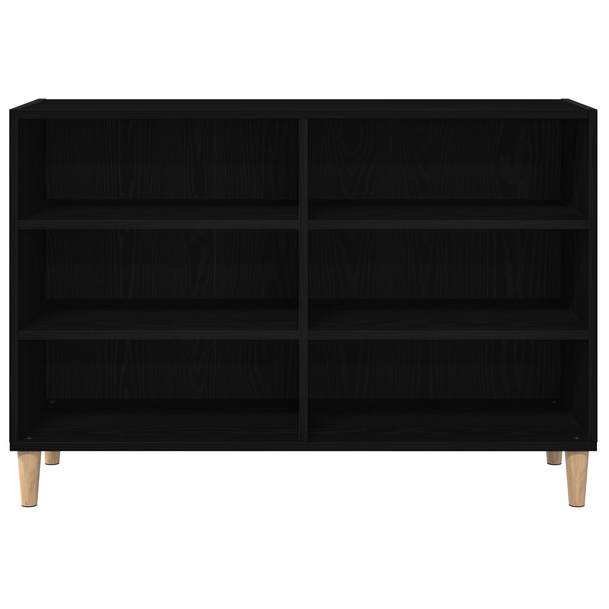 Black Oak Sideboard 103.5x35x70 cm Made of Engineered Wood - Image 6