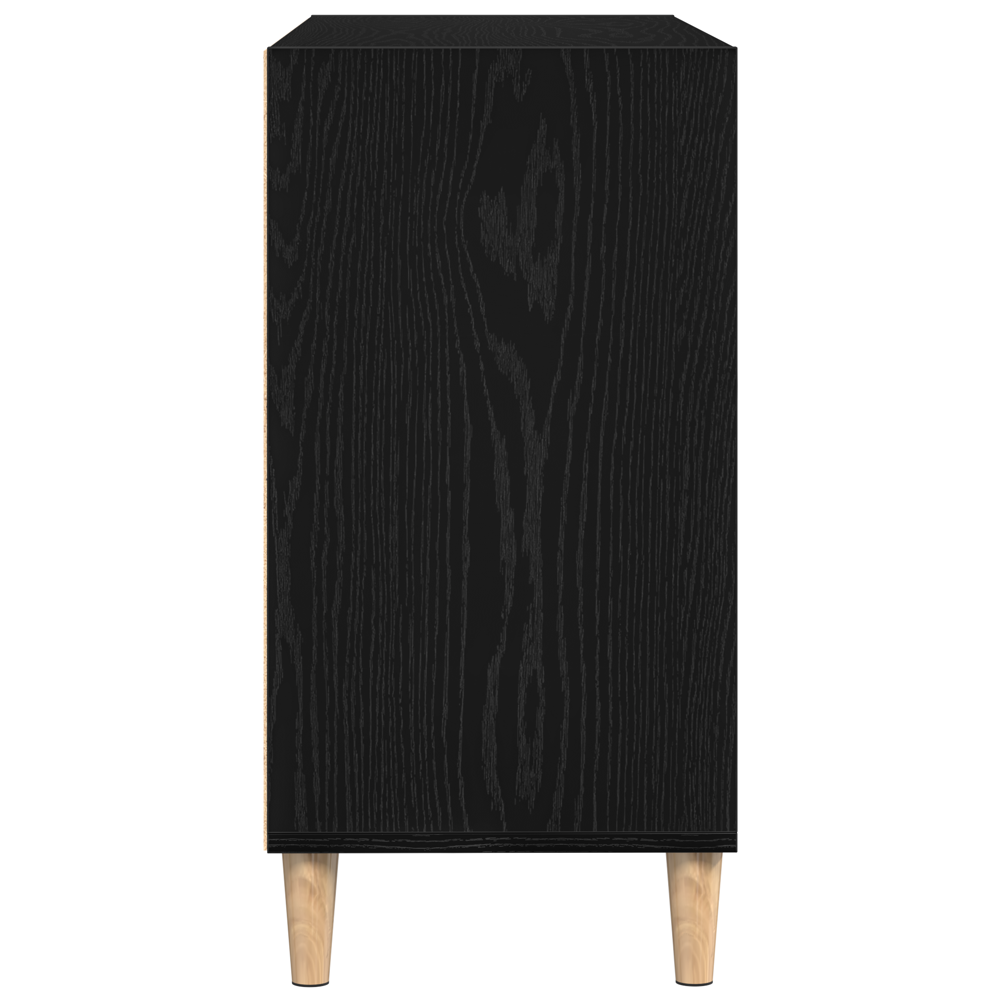 Black Oak Sideboard 103.5x35x70 cm Made of Engineered Wood - Image 7