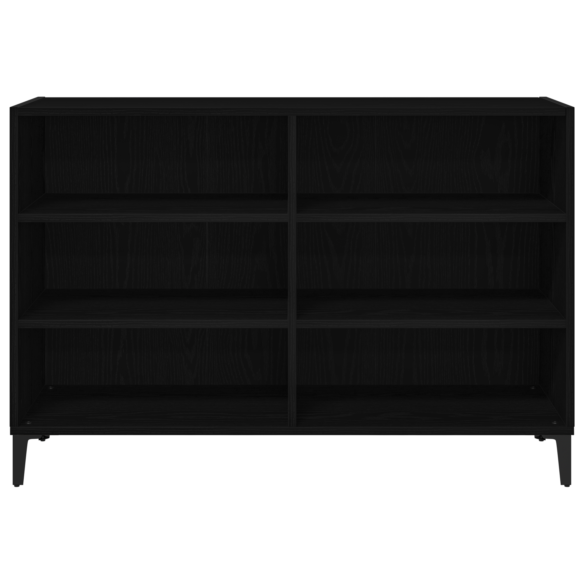 Black Oak Sideboard 103.5x35x70 cm Made of Engineered Wood - Image 6