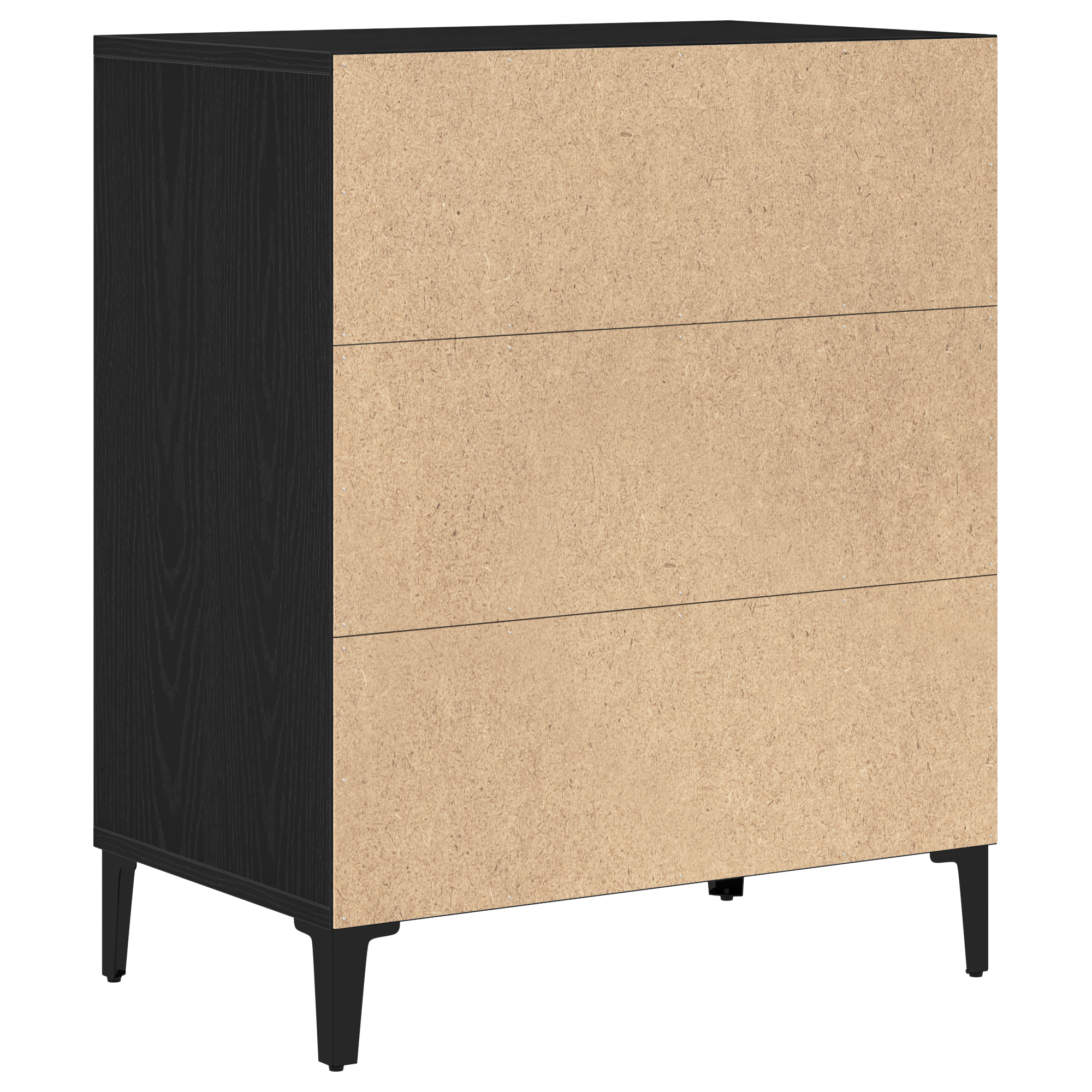 Black Oak Sideboard - 57x35x70 cm, Engineered Wood - Image 5