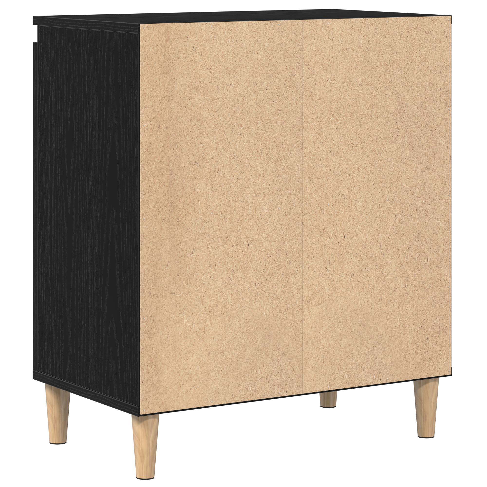 Black Oak Sideboard, 60x35x70 cm, Made of Engineered Wood - Image 6