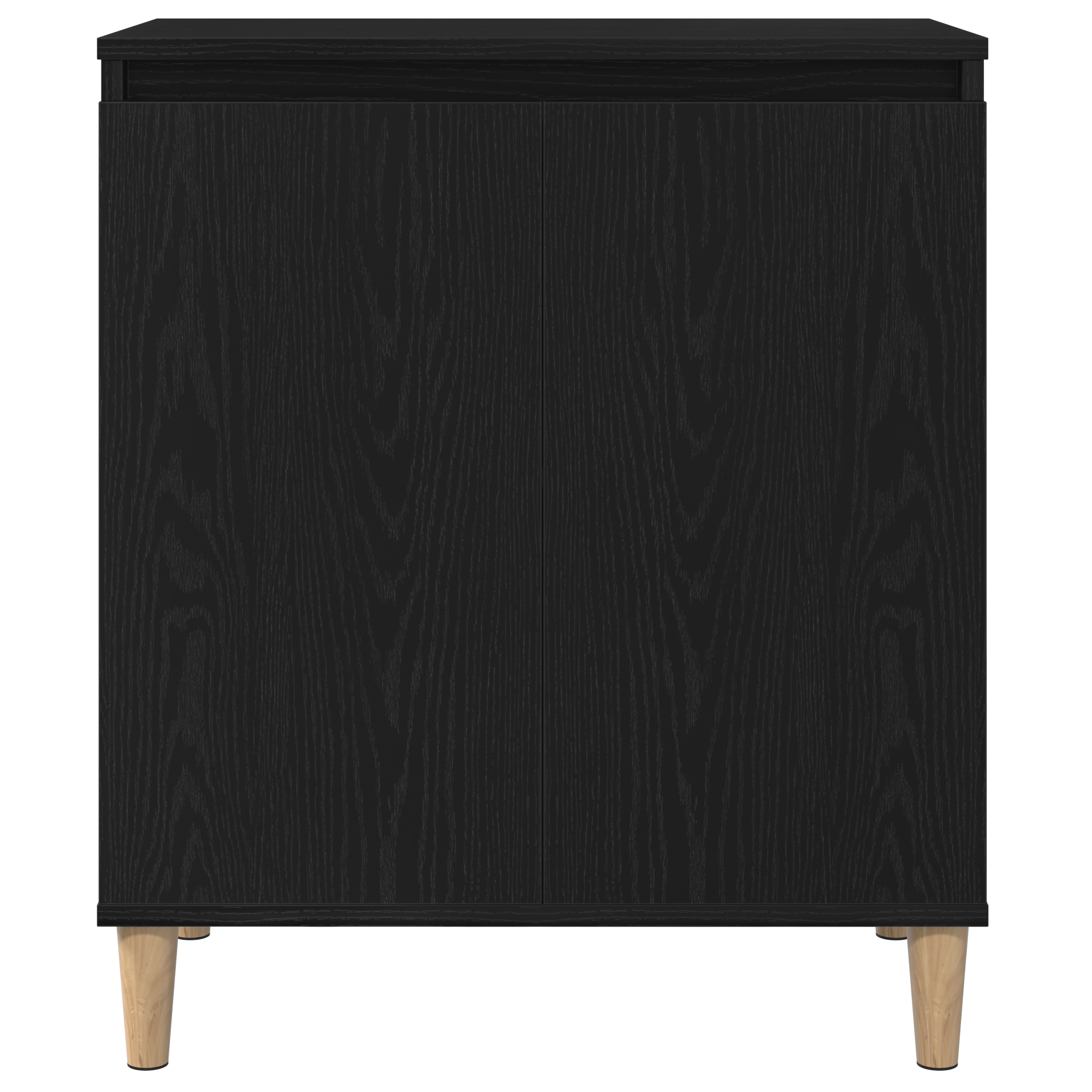Black Oak Sideboard, 60x35x70 cm, Made of Engineered Wood - Image 7