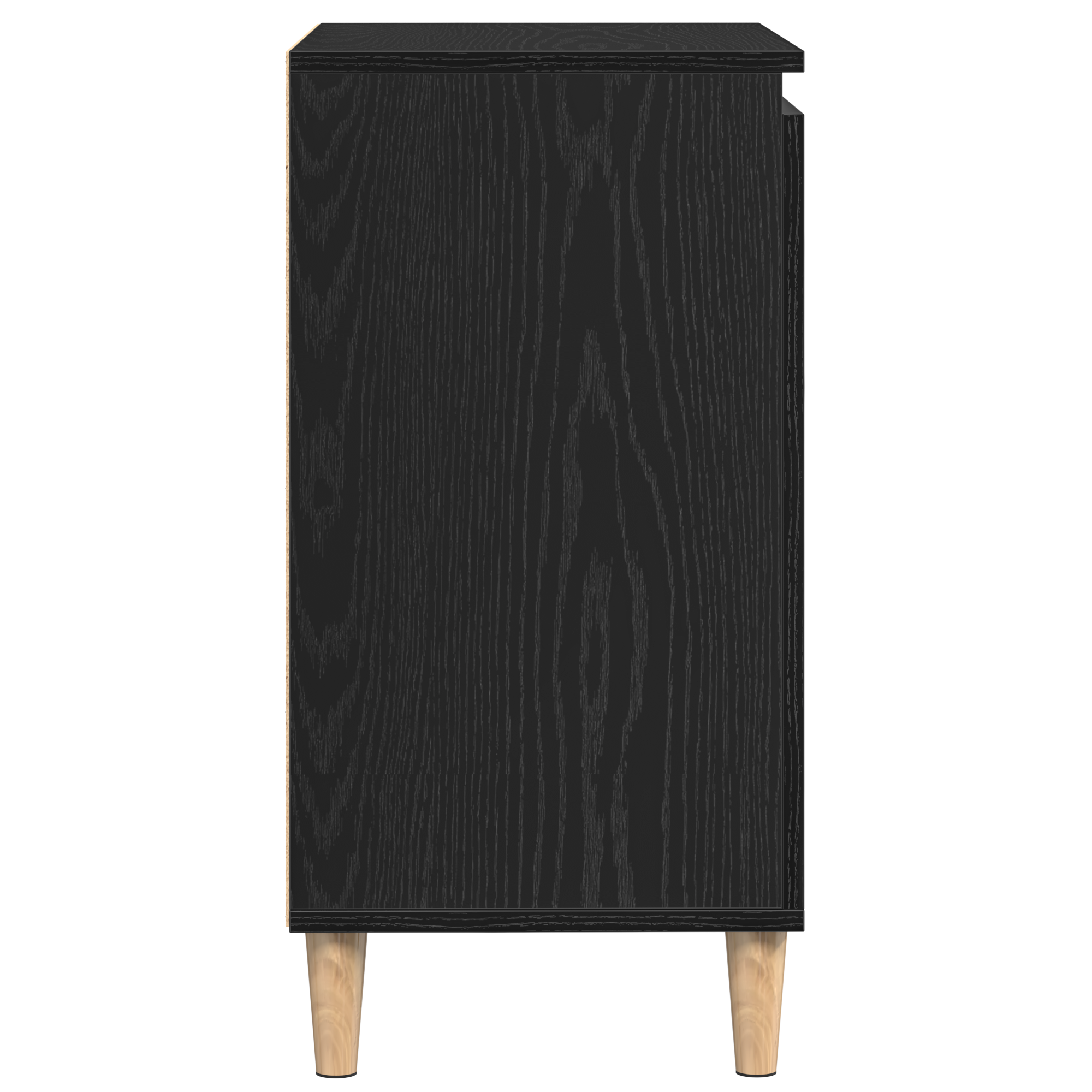 Black Oak Sideboard, 60x35x70 cm, Made of Engineered Wood - Image 8