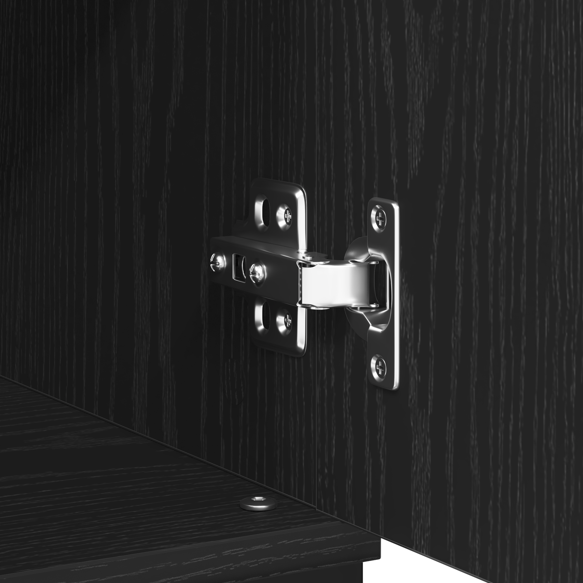 Sideboard Black Oak 60x35x70 cm Engineered Wood - Image 11