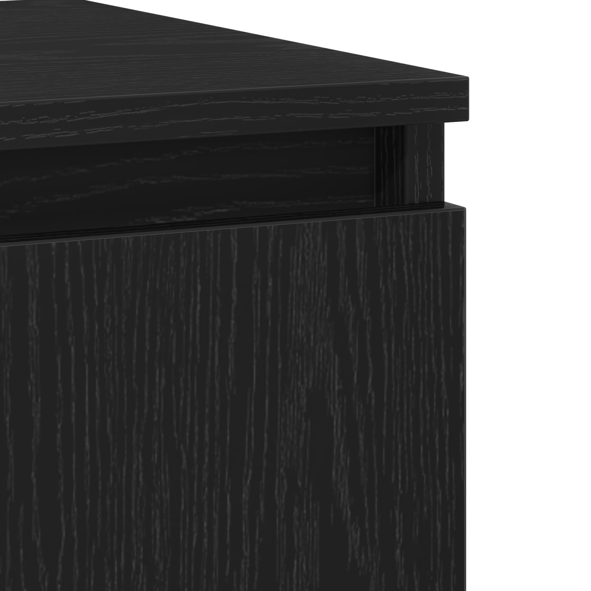 Sideboard Black Oak 60x35x70 cm Engineered Wood - Image 9