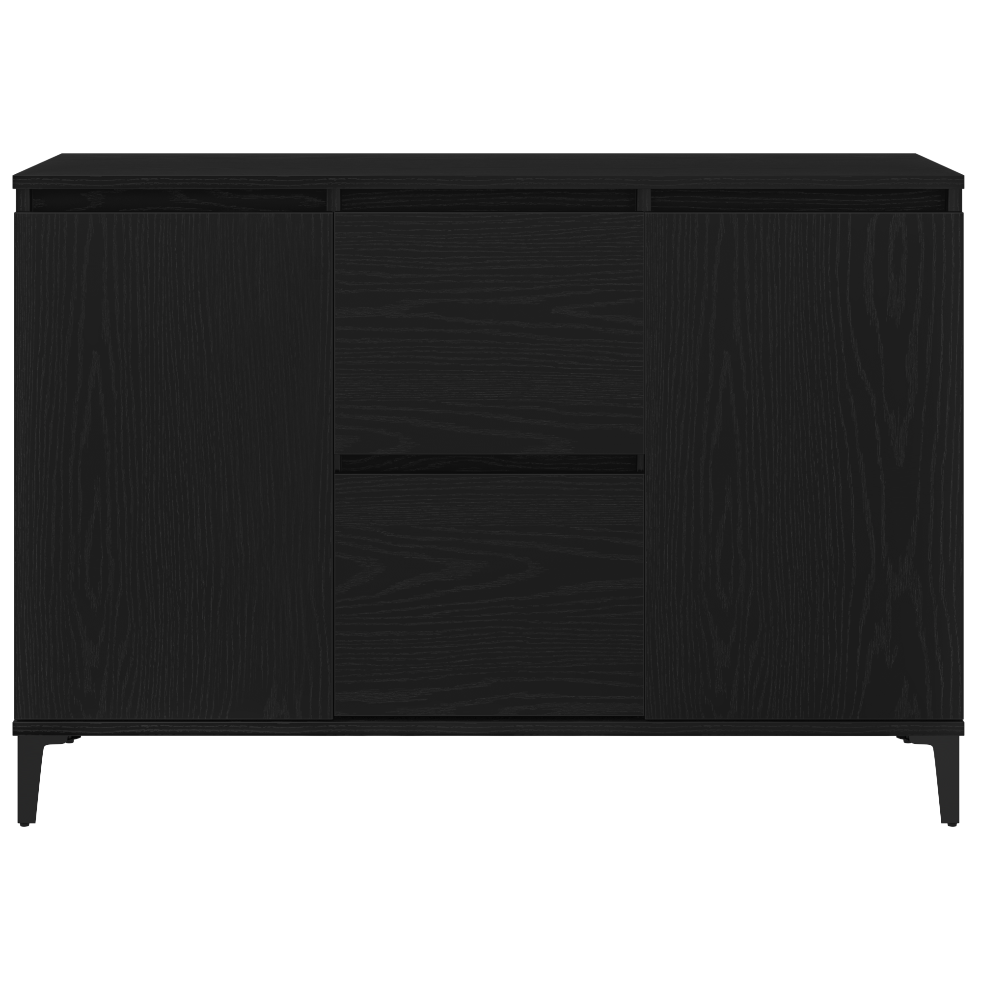 Black Oak Sideboard - 104x35x70 cm, Made from Engineered Wood - Image 7