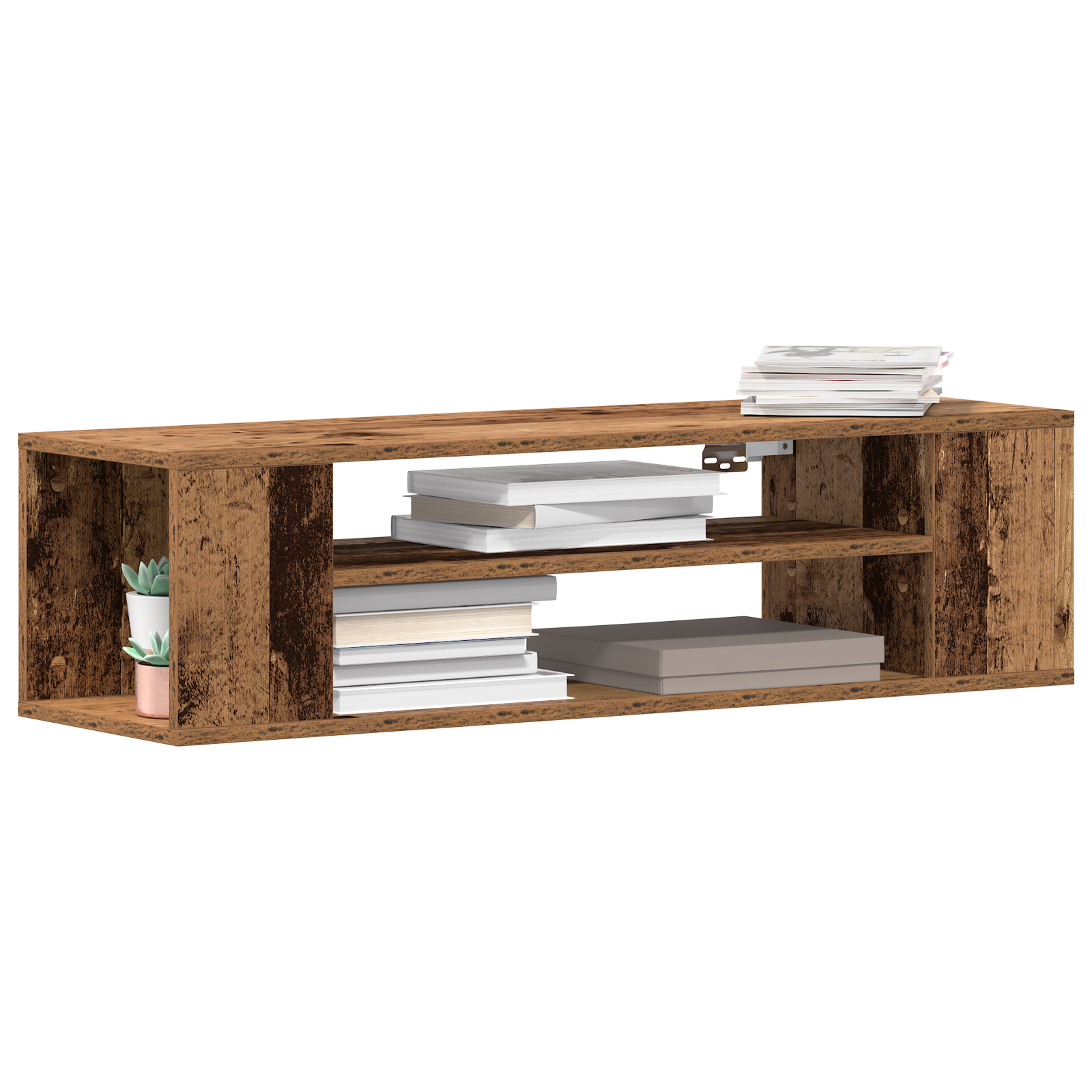 Thumbnail - vidaXL TV-Wandschrank Altholz 100x30x26,5 cm Holzwerkstoff