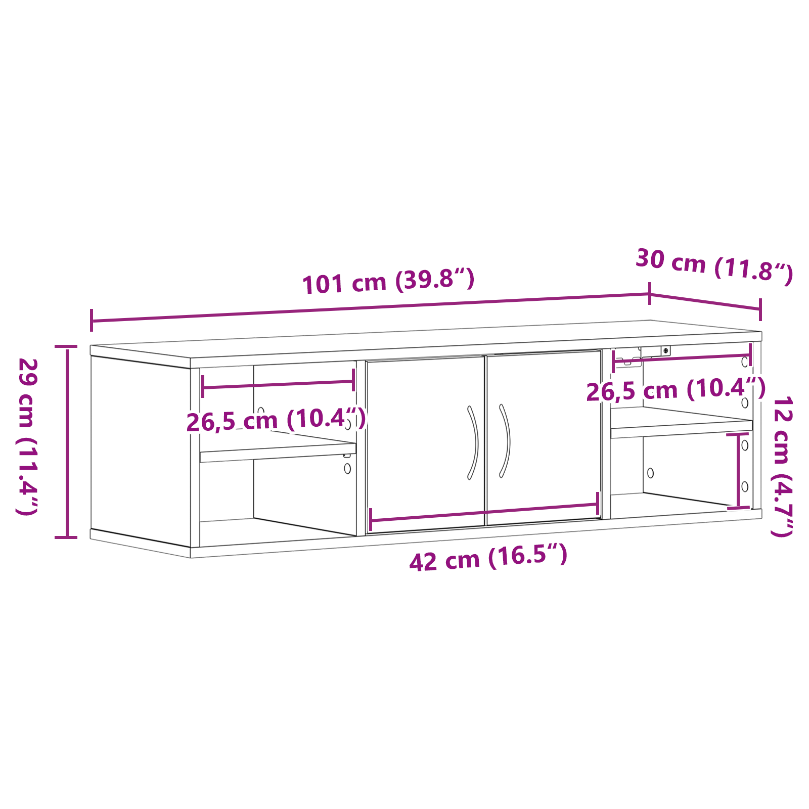 Estantería de Pared Armario Flotante Estante Libros Madera Contrachapada vidaXL - Imagen 88 de 135