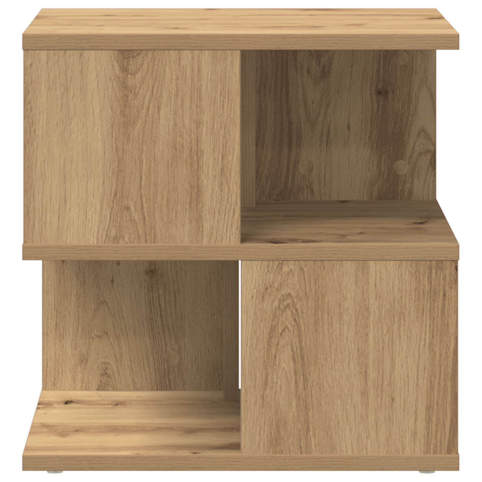 Side Table Artisan Oak 40x40x40 cm Made of Engineered Wood - Image 6