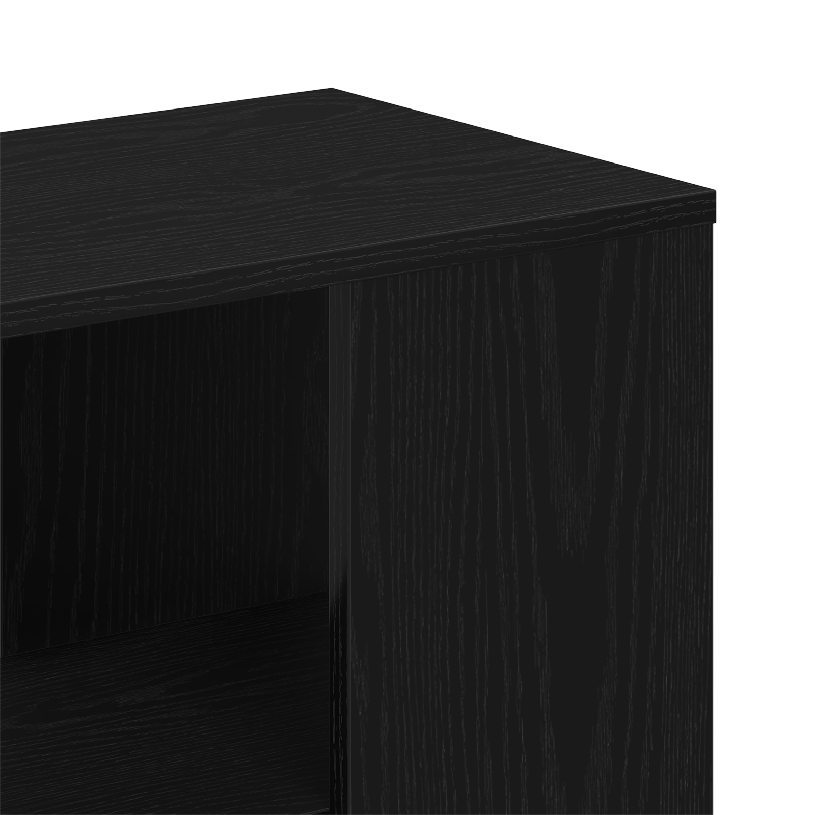 Black Oak Sideboard - 60 cm x 30 cm x 50 cm - Made from Engineered Wood - Image 8