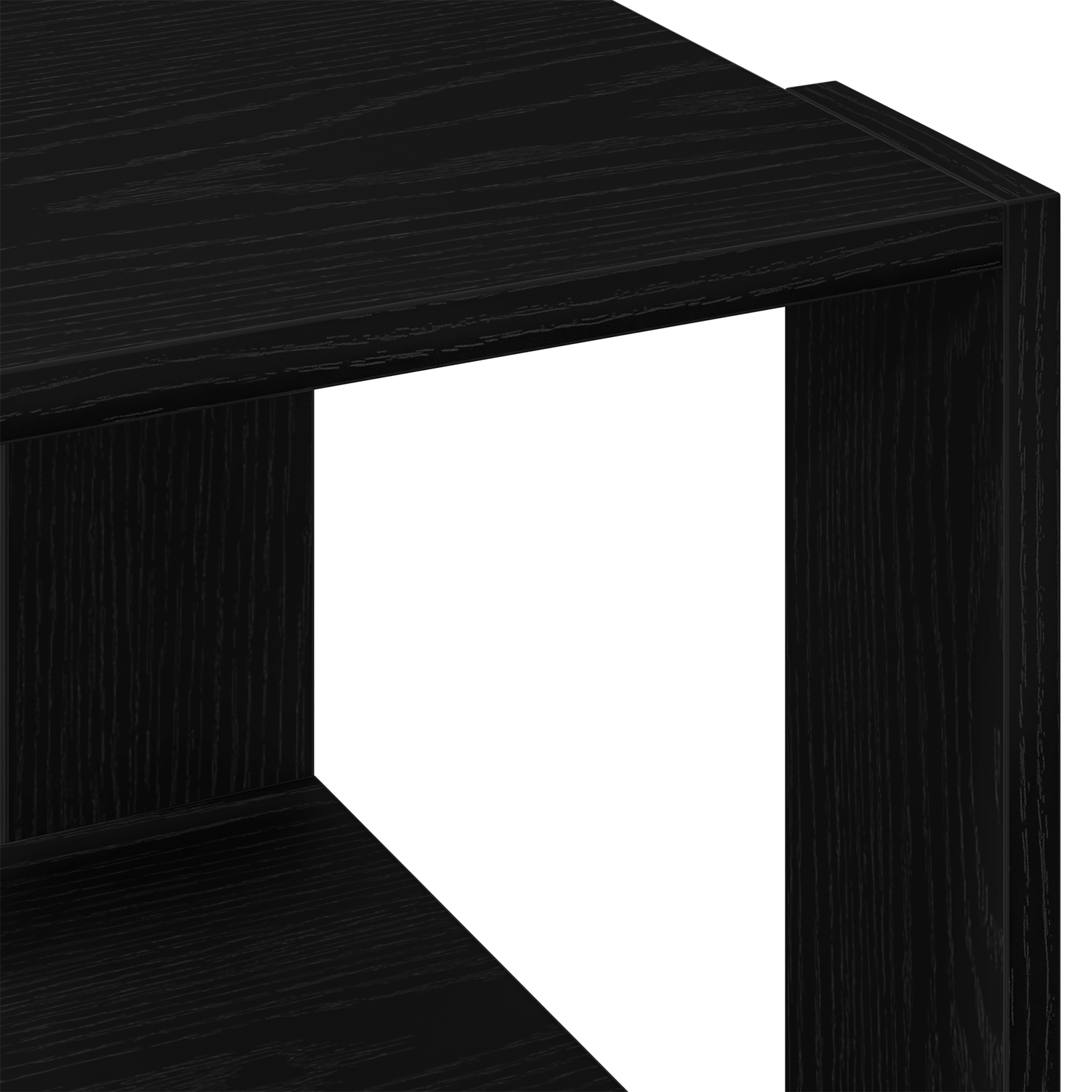 Coffee Table Black oak 40x40x30 cm Engineered wood - Image 8