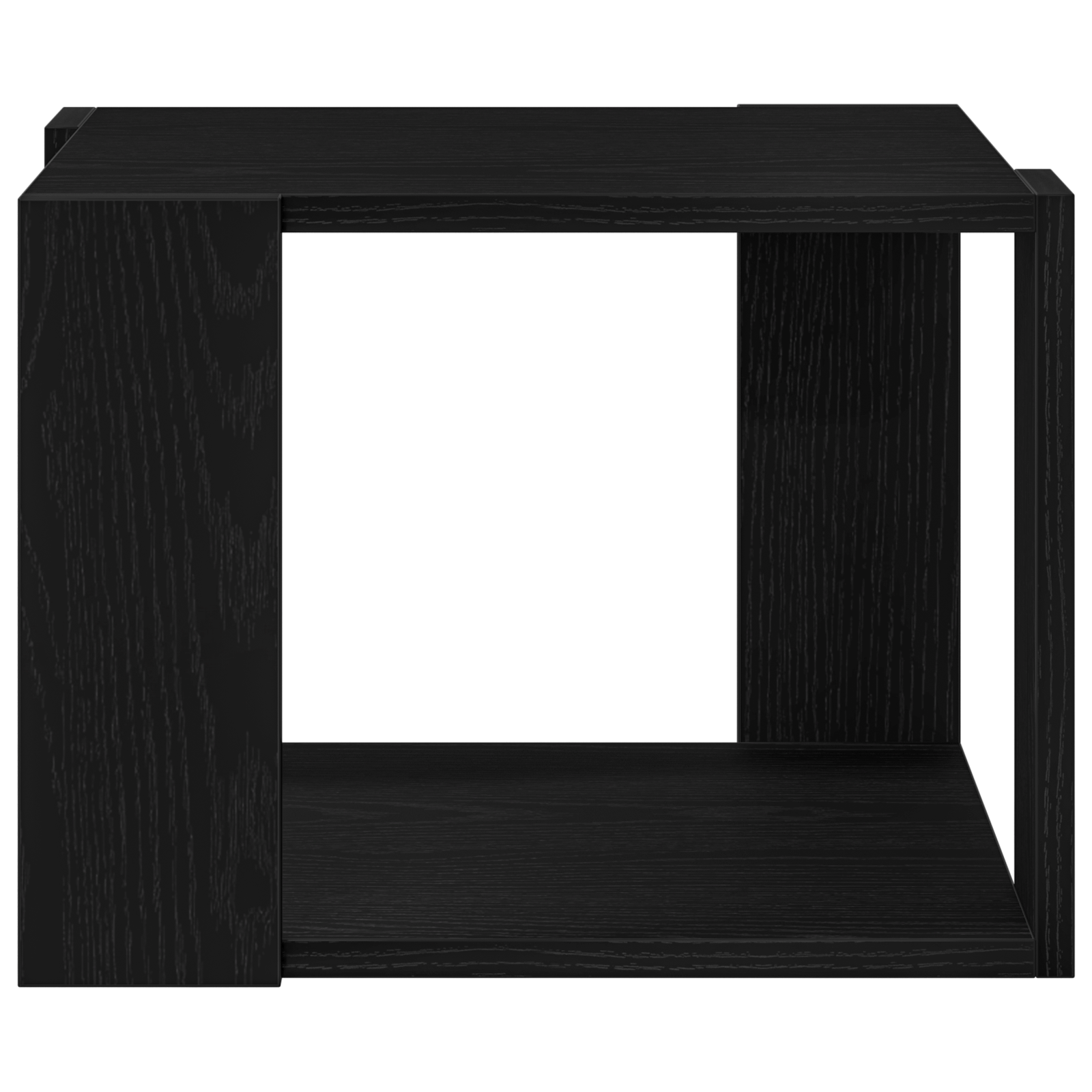Coffee Table Black oak 40x40x30 cm Engineered wood - Image 6