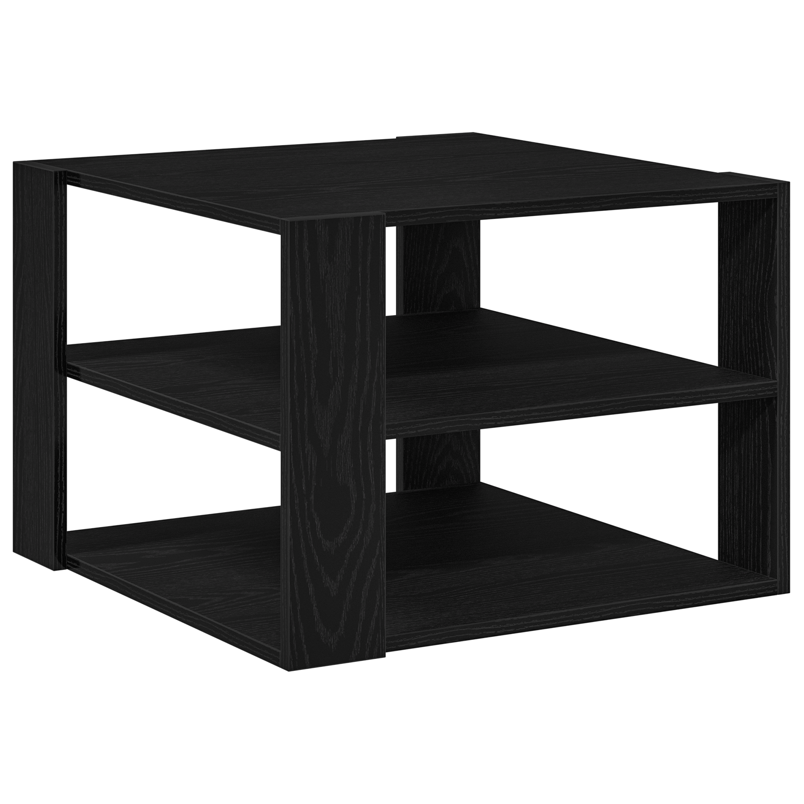 Thumbnail - vidaXL Couchtisch Schwarz Eiche 59,5x59,5x40 cm Holzwerkstoff