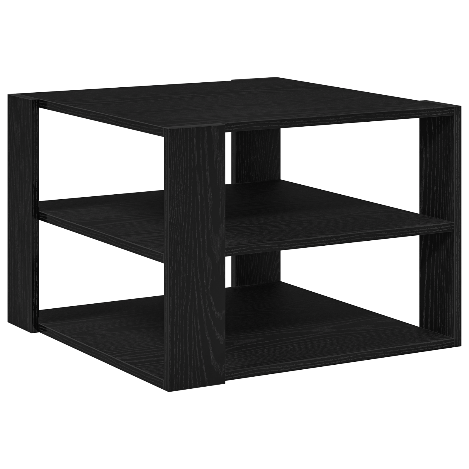 Coffee Table Black Oak 59,5x59,5x40 cm Engineered Wood - Image 5