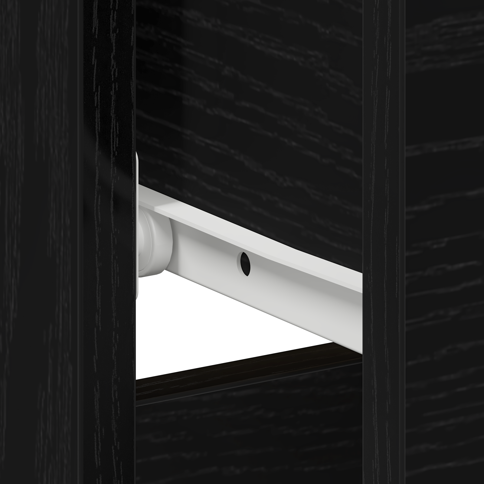 Nightstands 2-Pack Black Oak 40x40x50 cm Made of Engineered Wood - Image 11