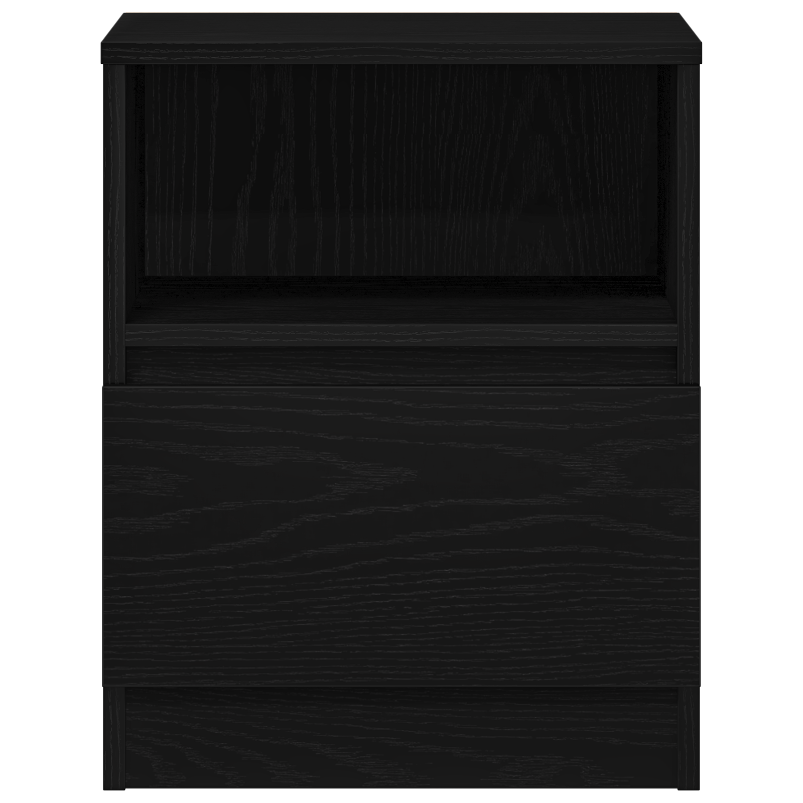Nightstands 2-Pack Black Oak 40x40x50 cm Made of Engineered Wood - Image 8