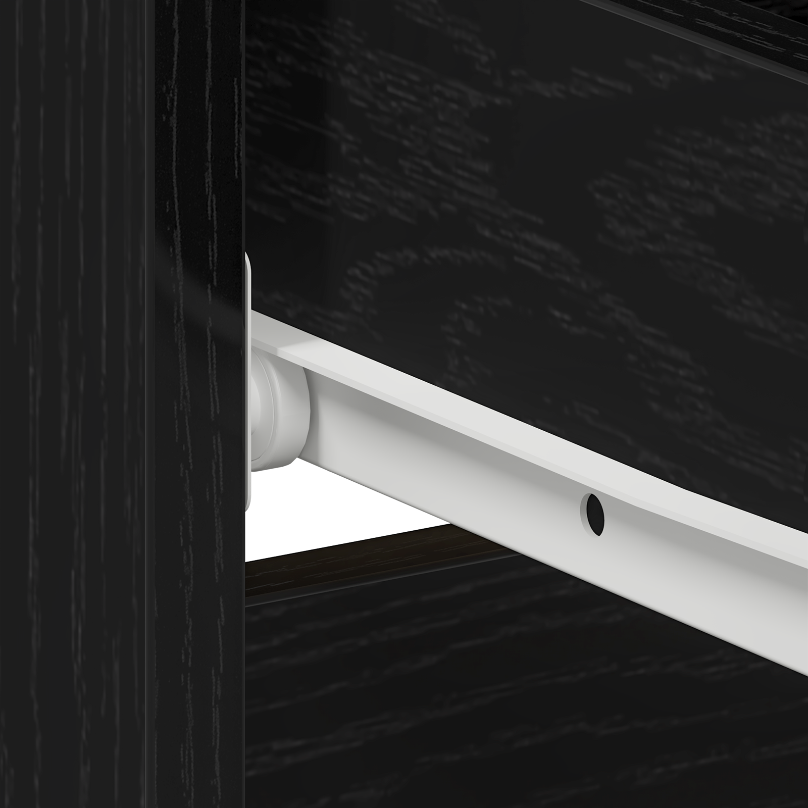 Nightstand Black Oak 50x40x43.5 cm Made of Engineered Wood - Image 10