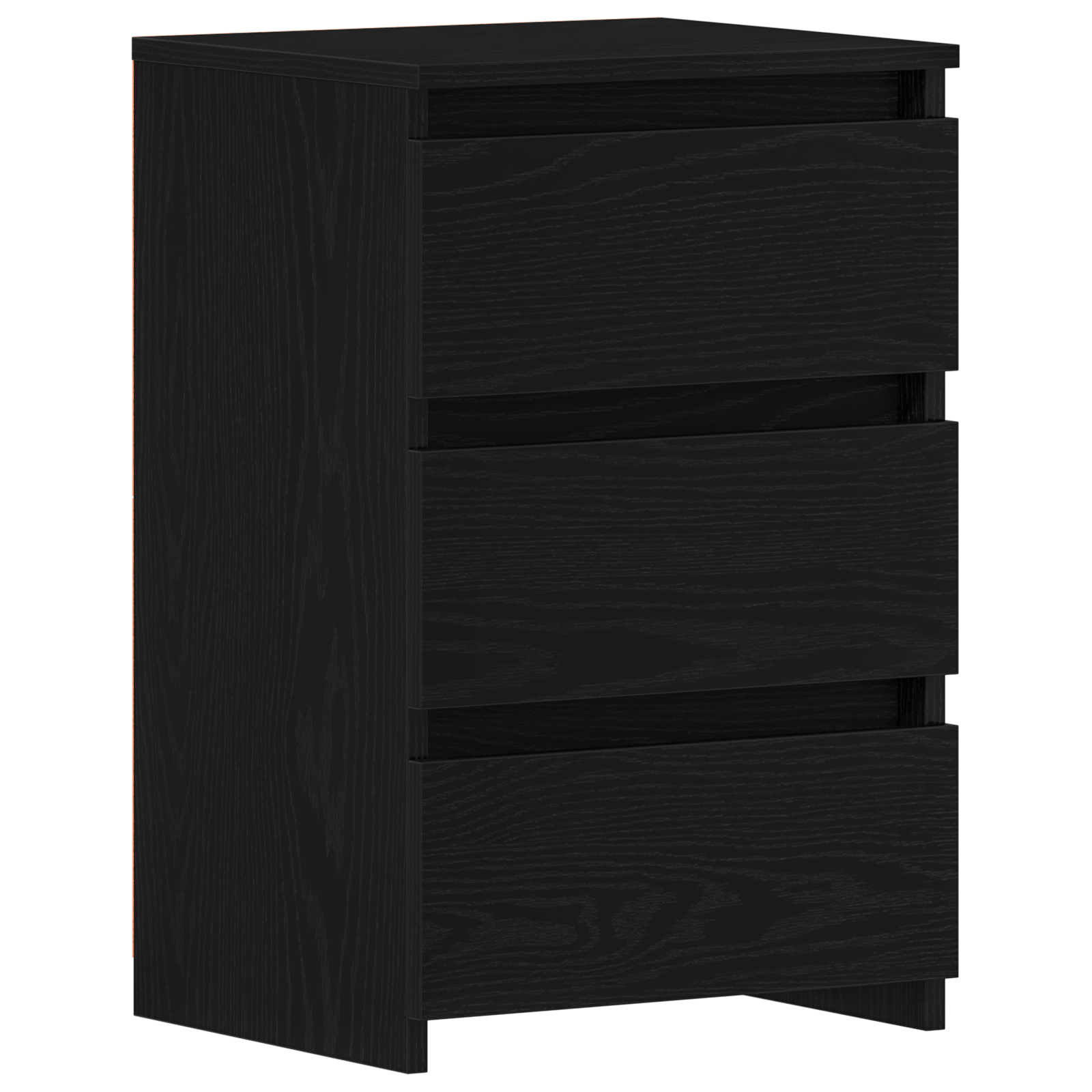 Nightstand in Black Oak - 40x35x62.5 cm, Made from Engineered Wood - Image 2