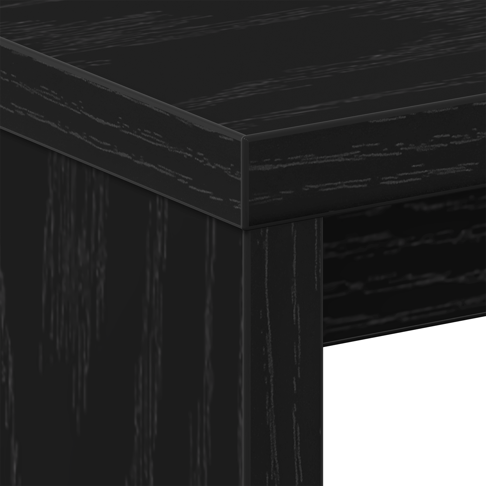 Nightstand Black Oak 40x30x40 cm Made of Engineered Wood - Image 8