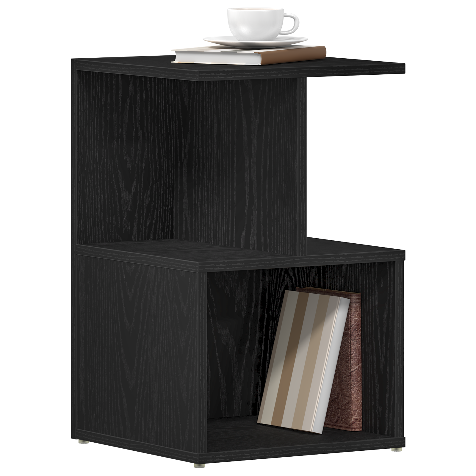 Nightstands 2 pcs Black Oak 35x35x55 cm Engineered Wood - Image 3