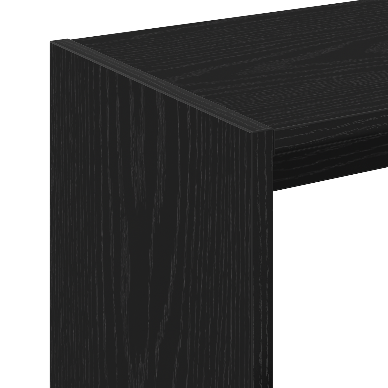Side Table Black Oak 50x26x50 cm Engineered Wood - Image 8