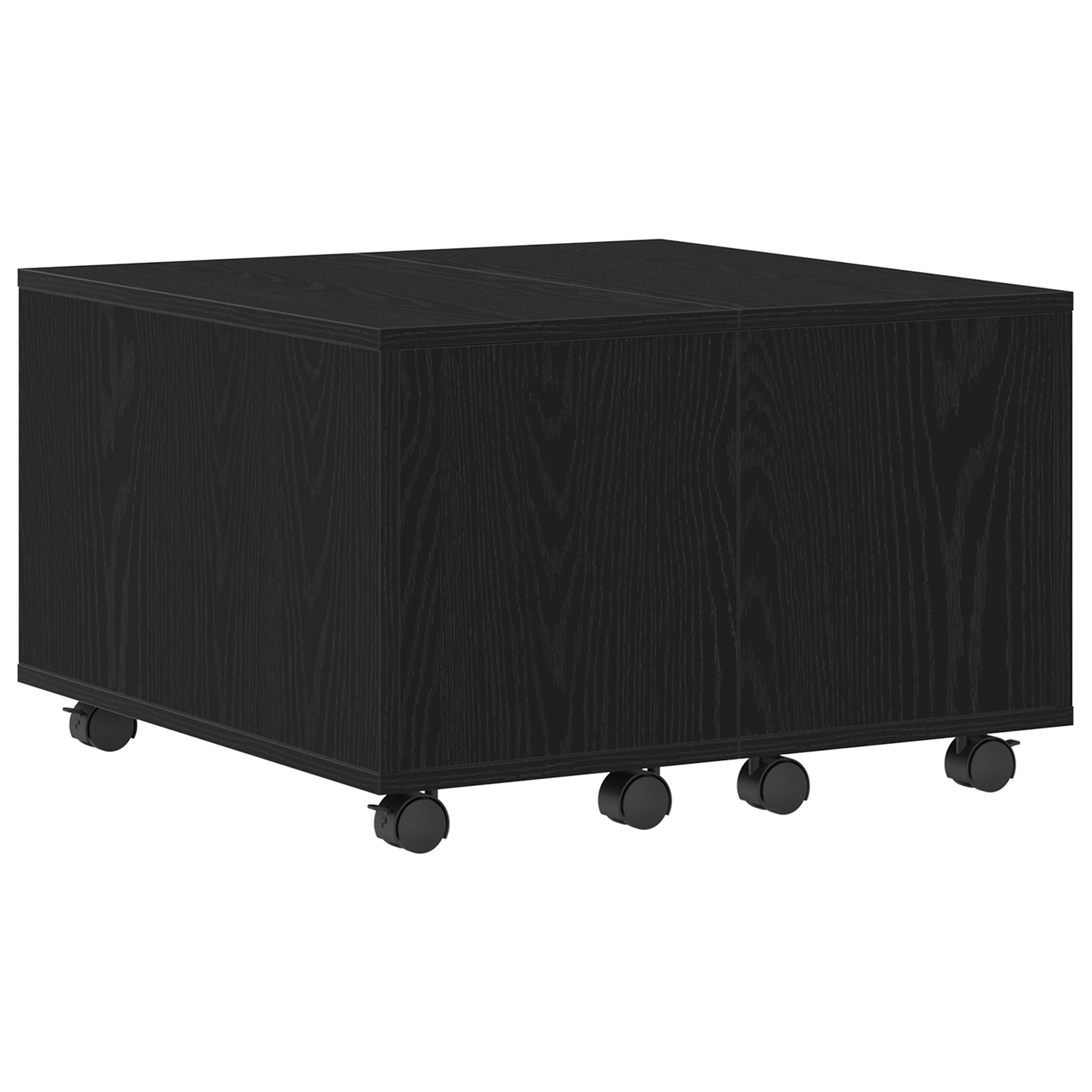 Coffee Table - Black Oak, 60x60x38 cm, Made of Engineered Wood - Image 5