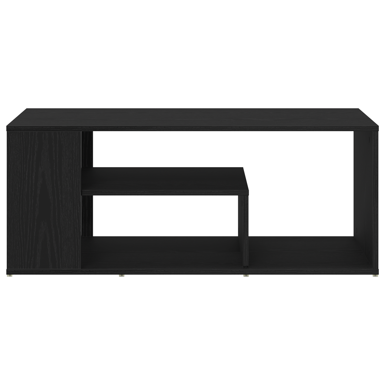 Coffee Table Black Oak 100x50x40 cm Engineered Wood - Image 6