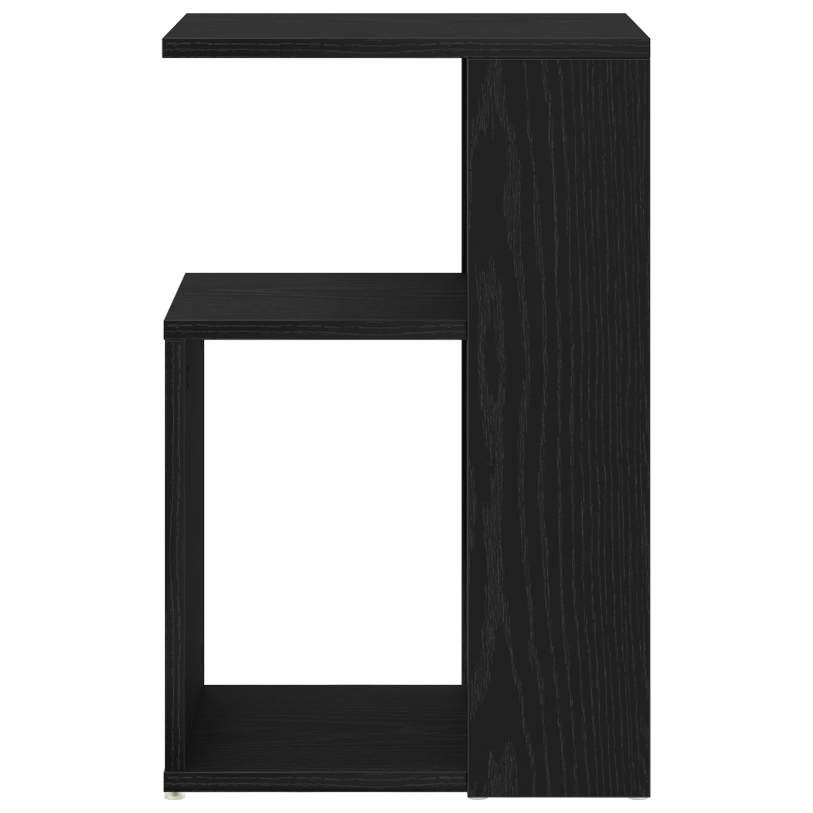 Side Table Black Oak 36x30x56 cm Engineered Wood - Image 6