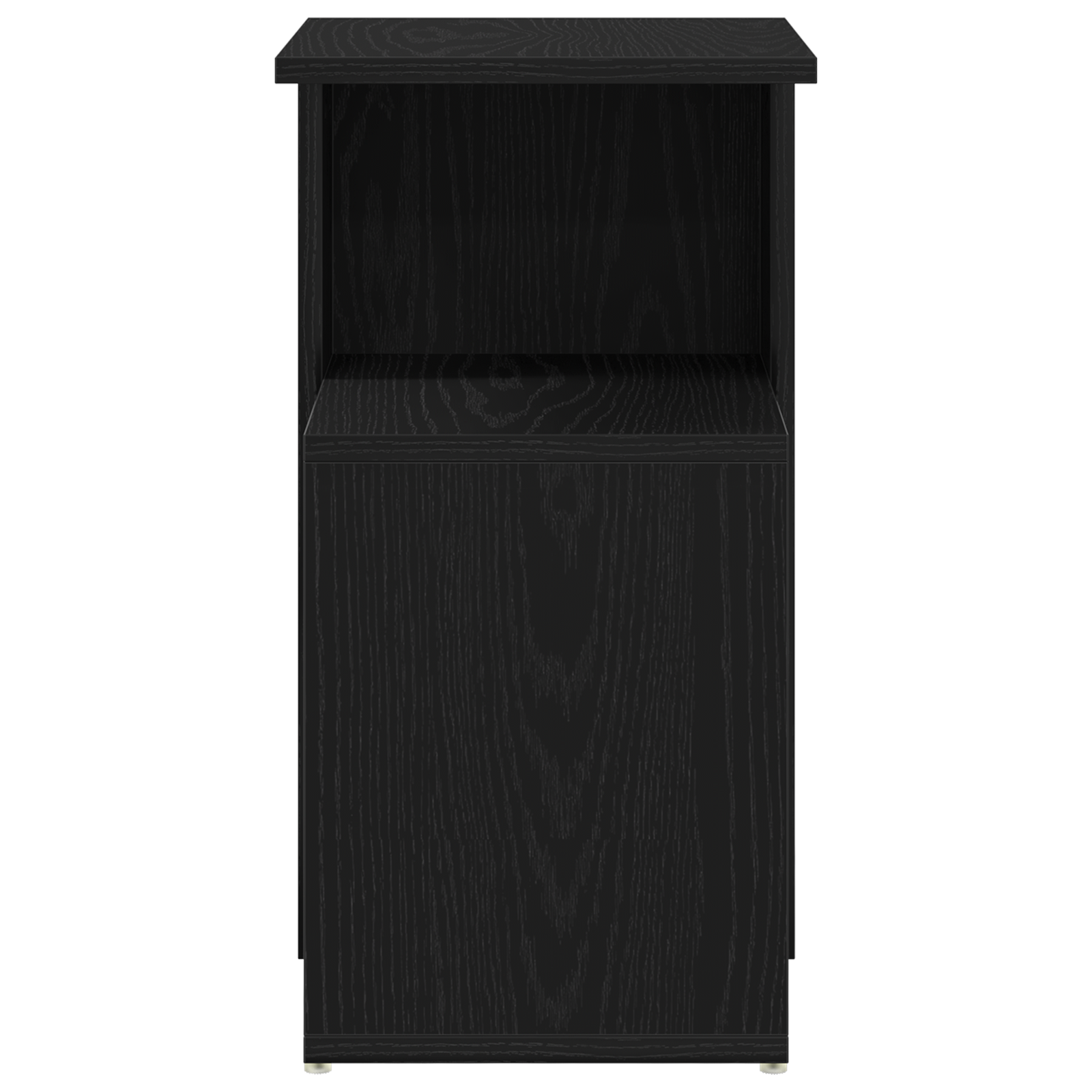 Side Table Black Oak 36x30x56 cm Engineered Wood - Image 7