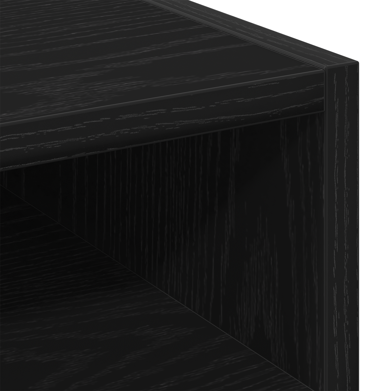 Side Cabinet on Wheels - Black Oak, 33x38x60 cm, Made of Engineered Wood - Image 7