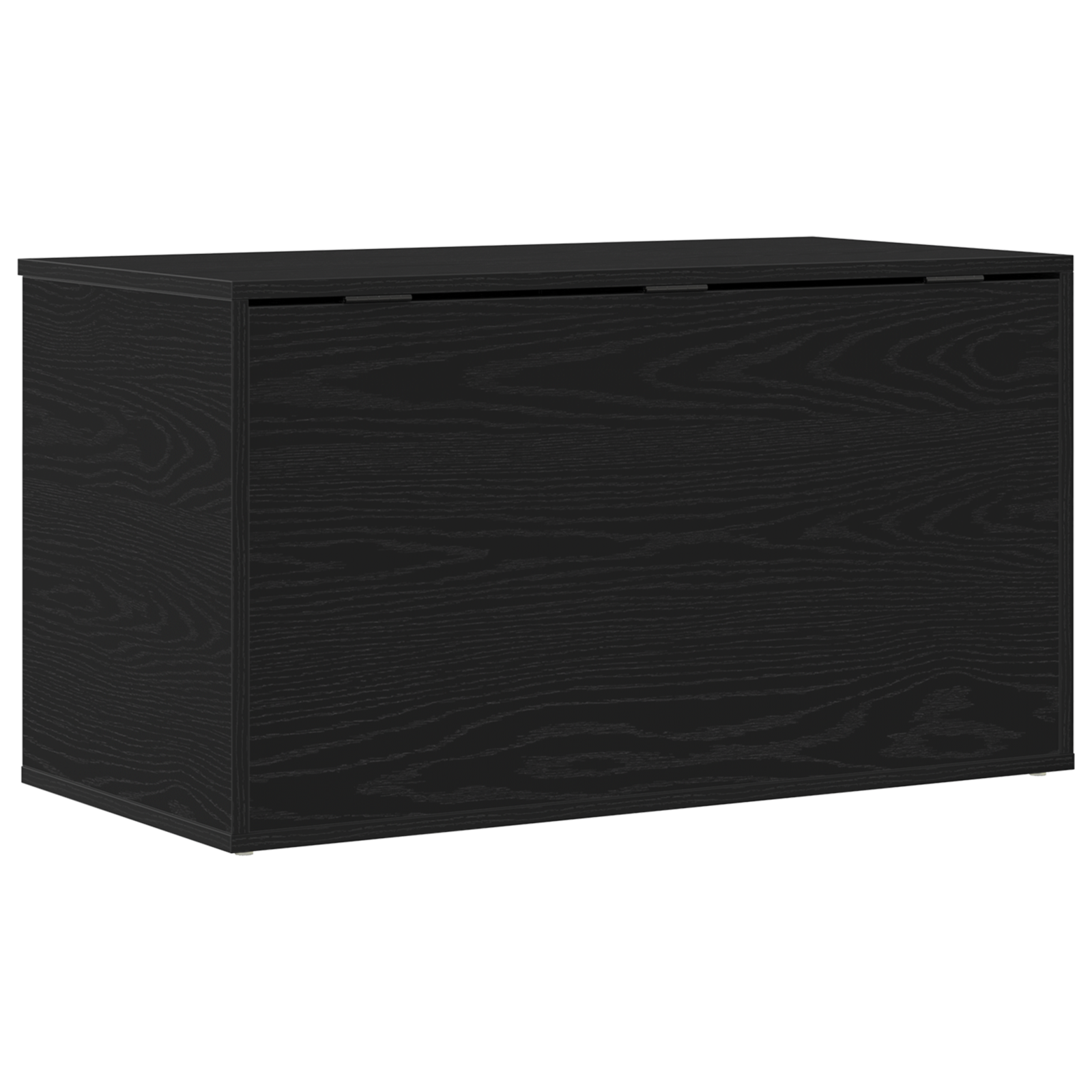 Storage Chest in Black Oak - 84x42x46 cm, Made of Engineered Wood - Image 6