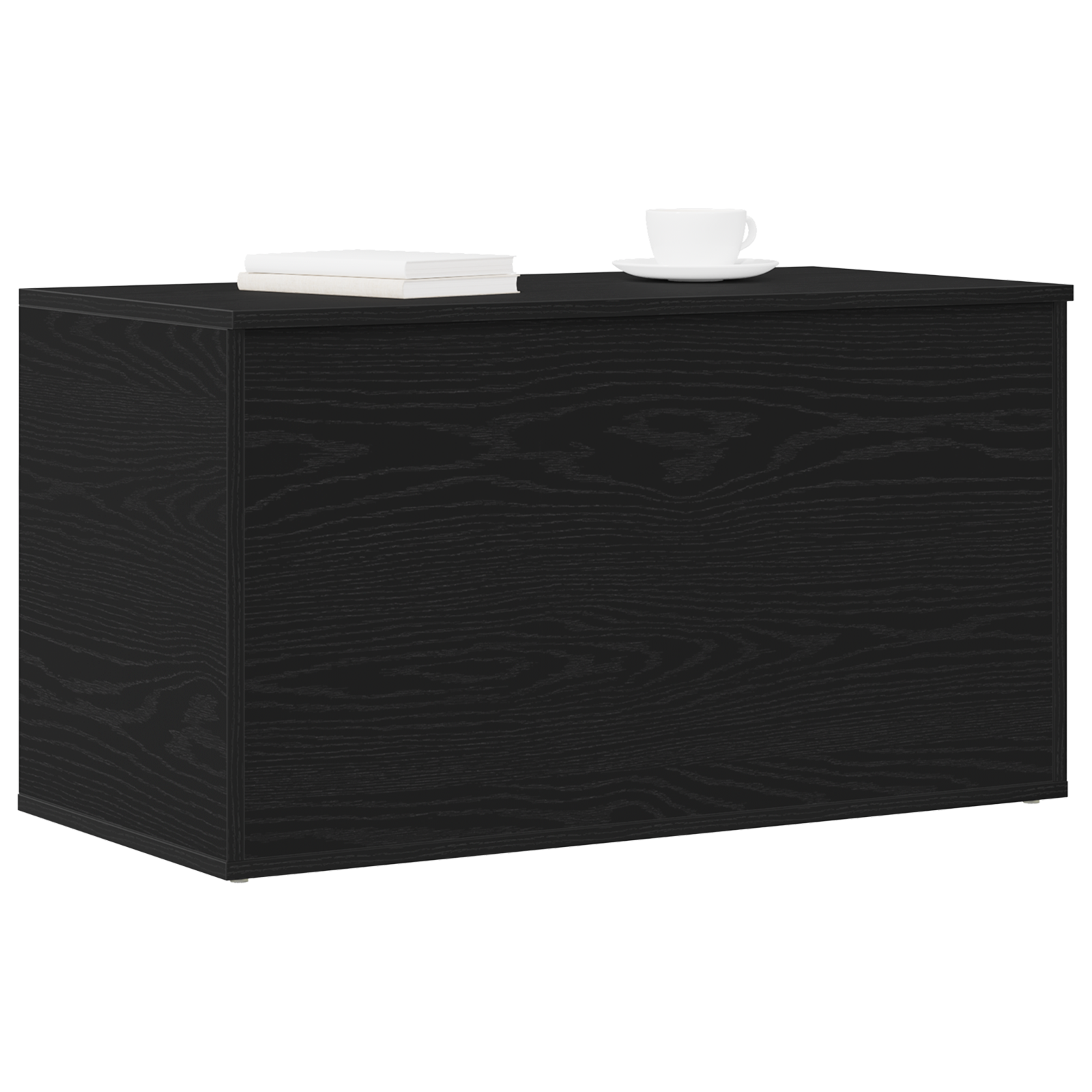 Storage Chest in Black Oak - 84x42x46 cm, Made of Engineered Wood - Image 3