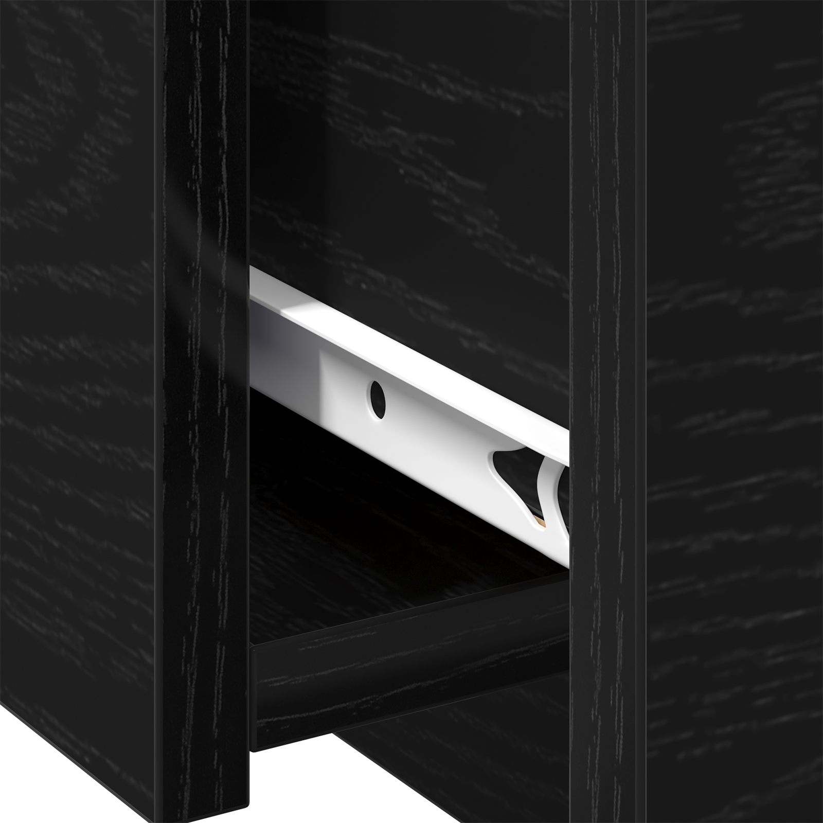 Black Oak Coffee Table - 90x60x31 cm, Made from Engineered Wood - Image 10