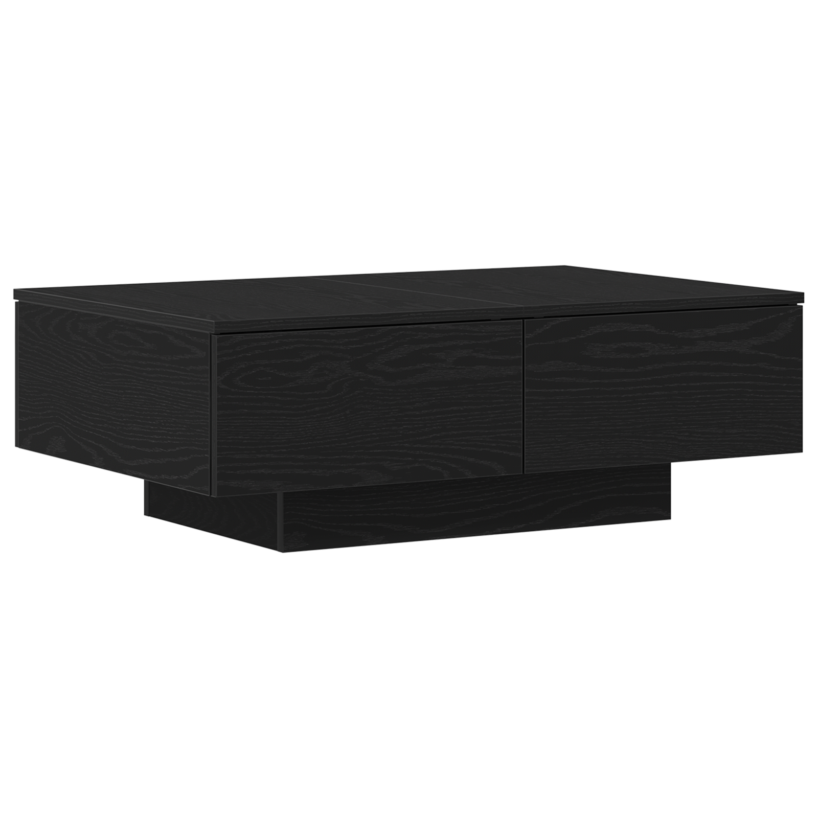 Black Oak Coffee Table - 90x60x31 cm, Made from Engineered Wood - Image 6