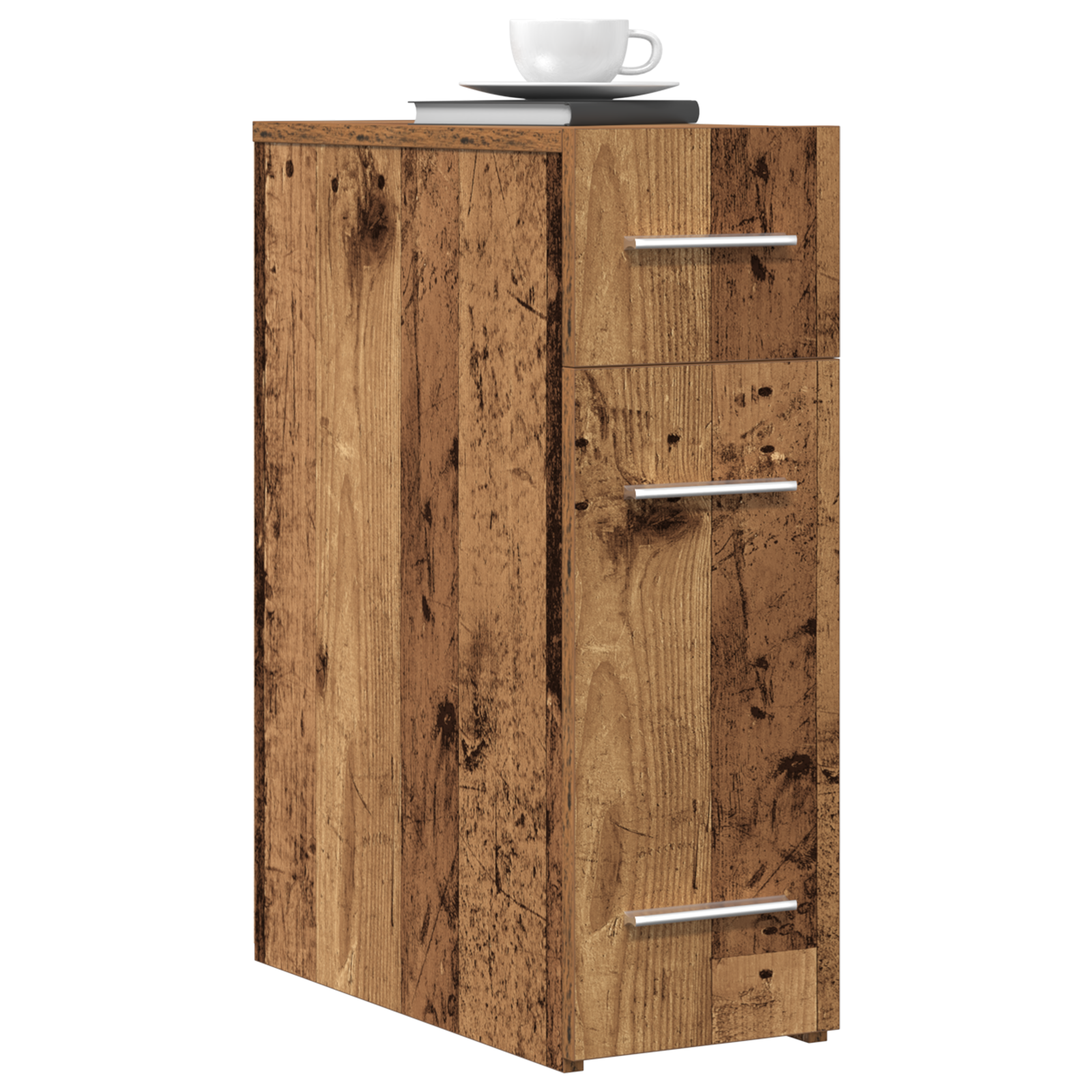 Old Wood Apothecary Cabinet - 20x45.5x60 cm - Made with Engineered Wood - Image 3