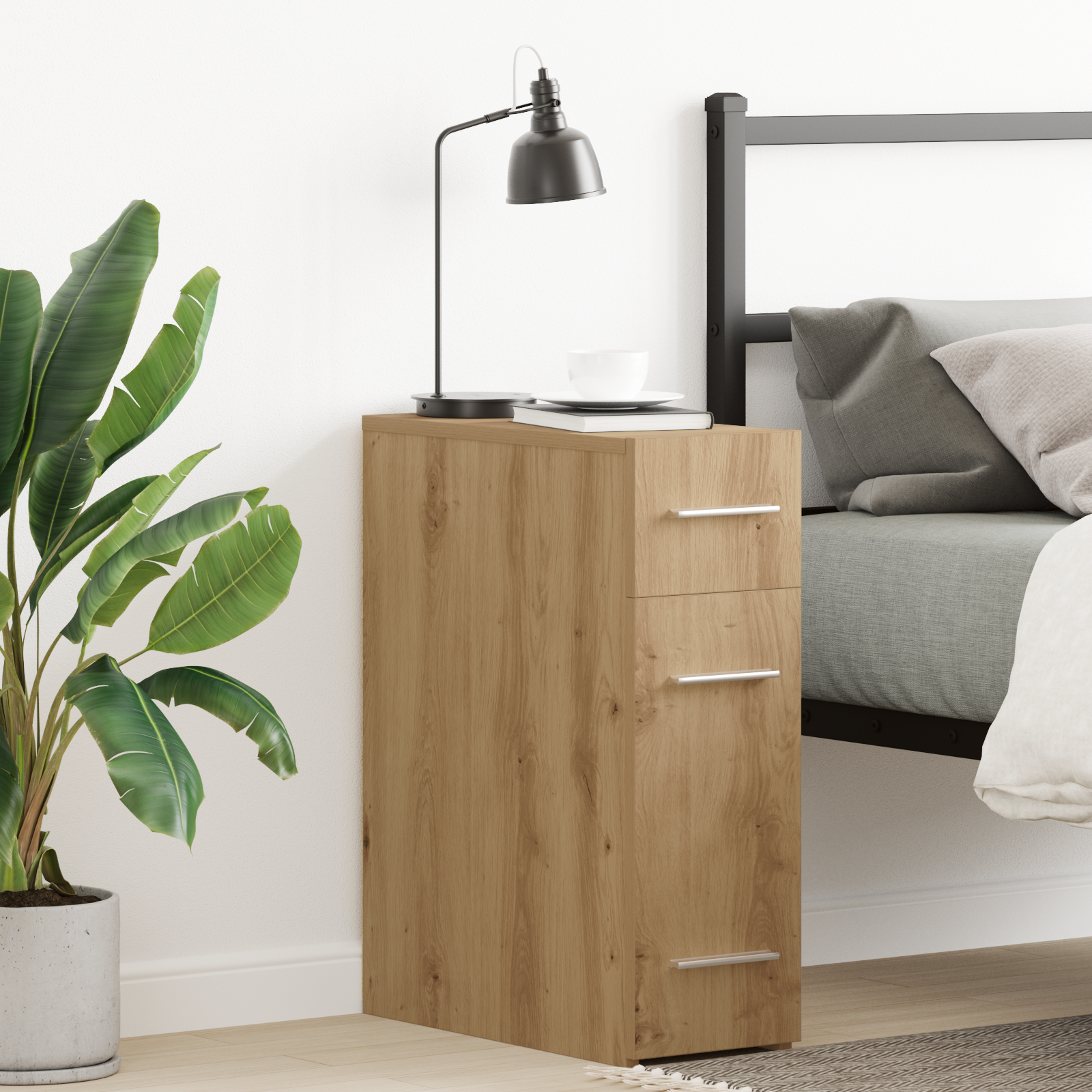 Apothecary Cabinet Artisan Oak 20x45.5x60 cm Engineered Wood