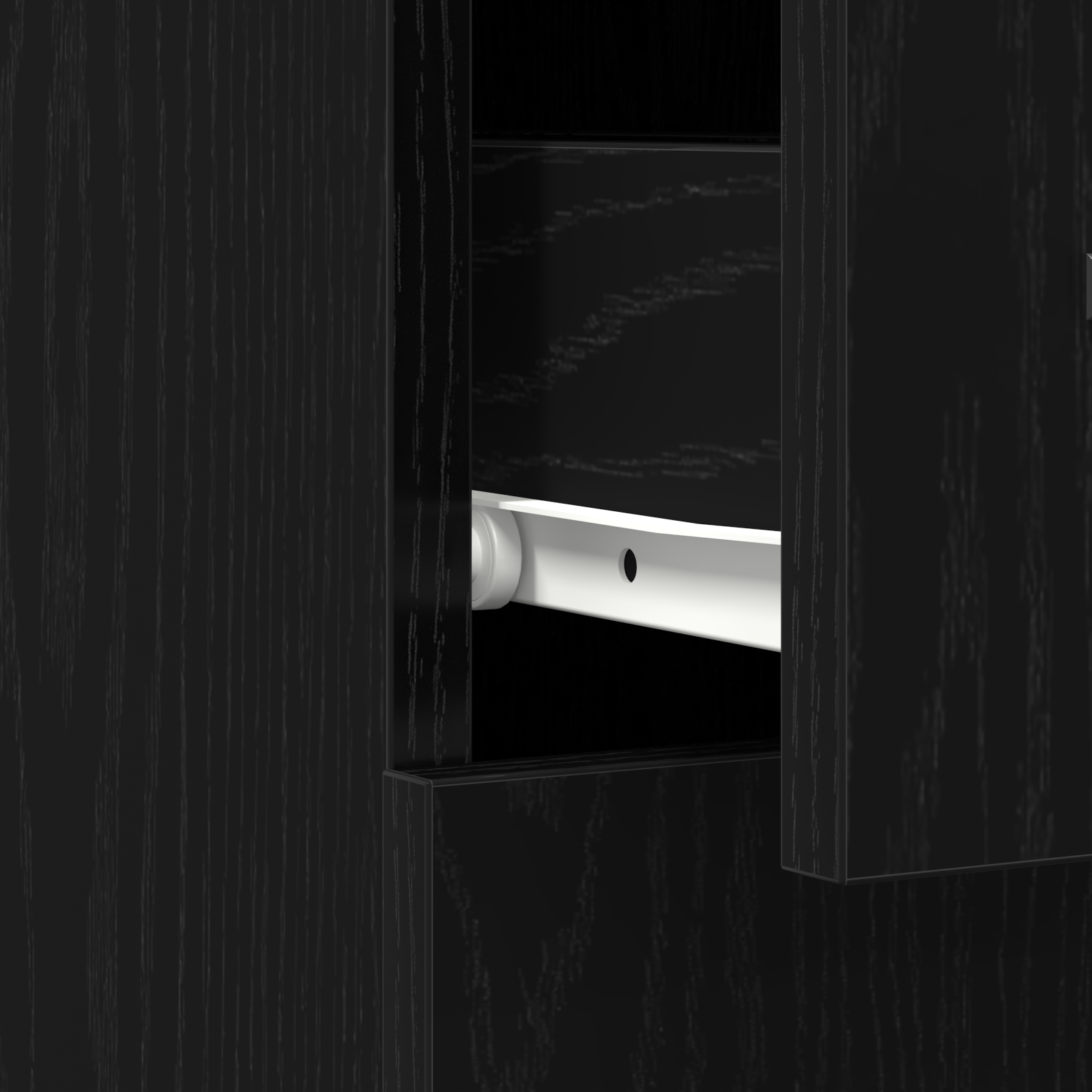 Apothecary Cabinet Black Oak 20x45.5x60 cm Engineered Wood - Image 10