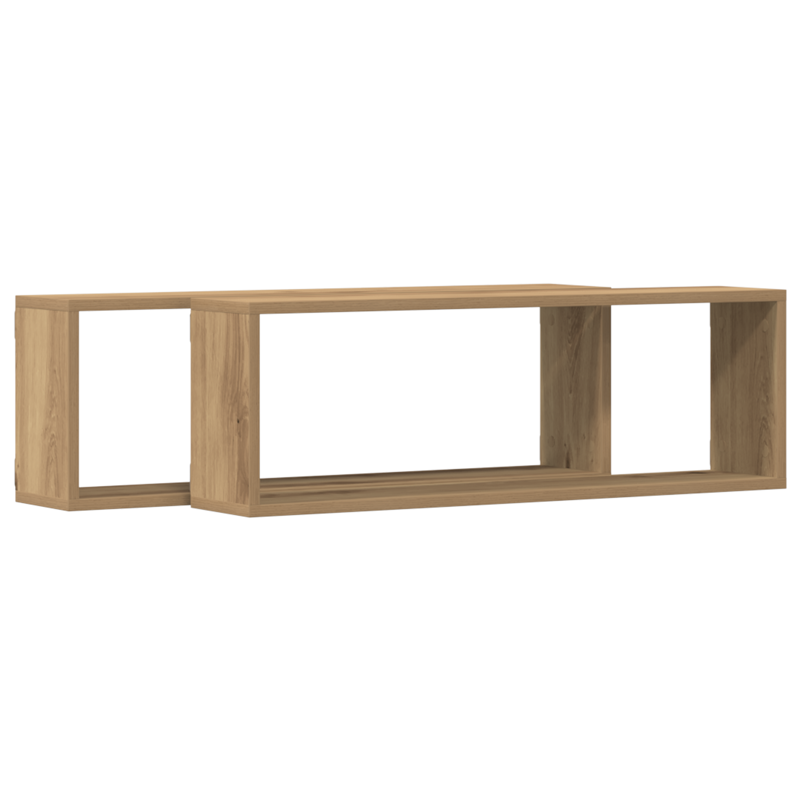 Thumbnail - vidaXL Wandregale 2 Stk. Artisan Eiche 80x15x26 cm Holzwerkstoff