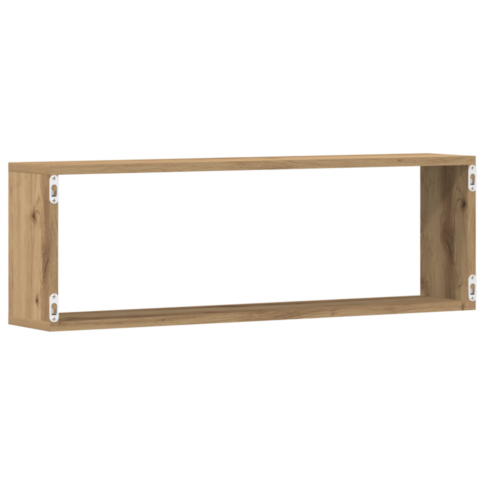 Wall Shelf Set of 4 Artisan oak Engineered wood 80 x 15 x 26 cm - Image 7