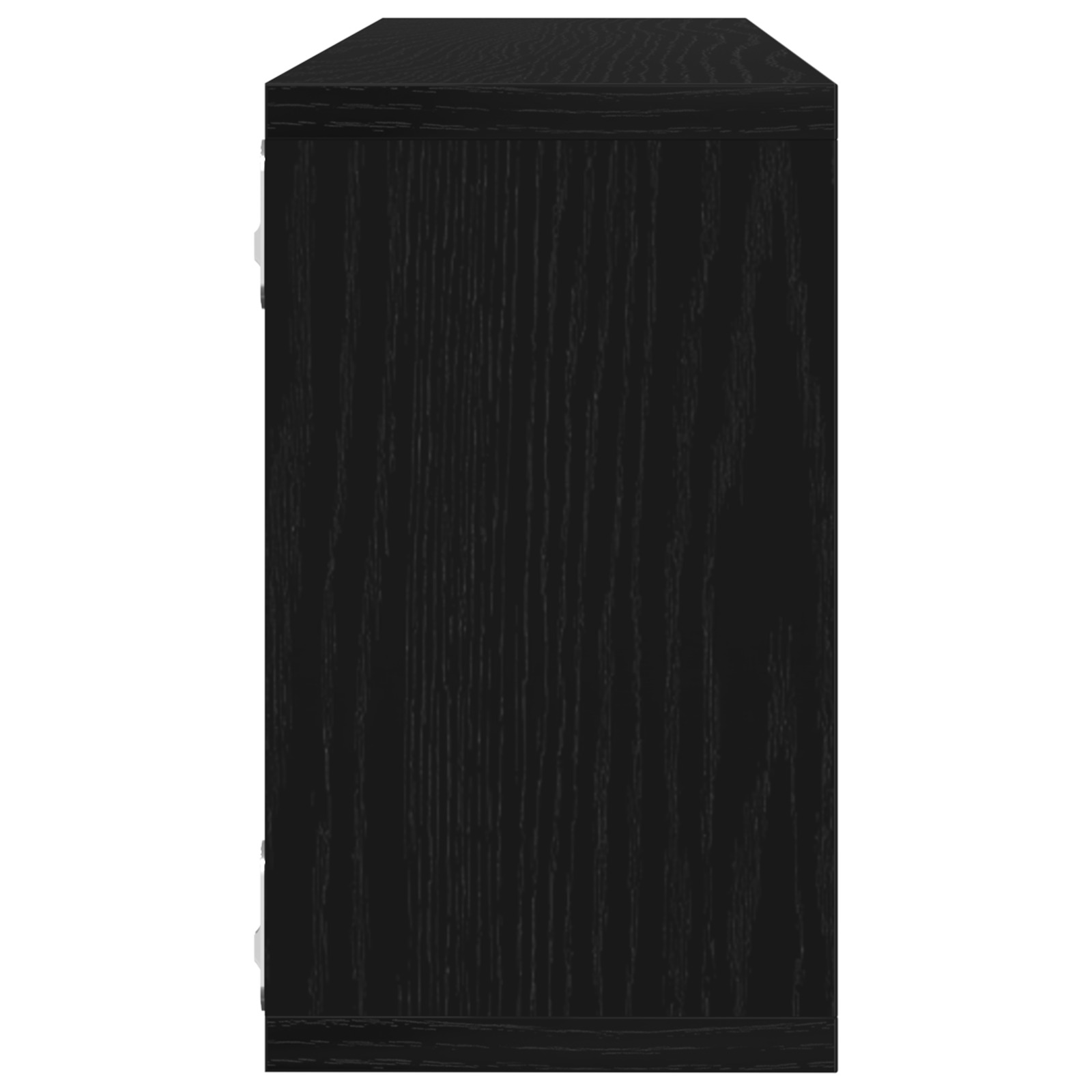 Wall Shelves - Set of 4, Black Oak, 80x15x26 cm, Made from Engineered Wood - Image 9