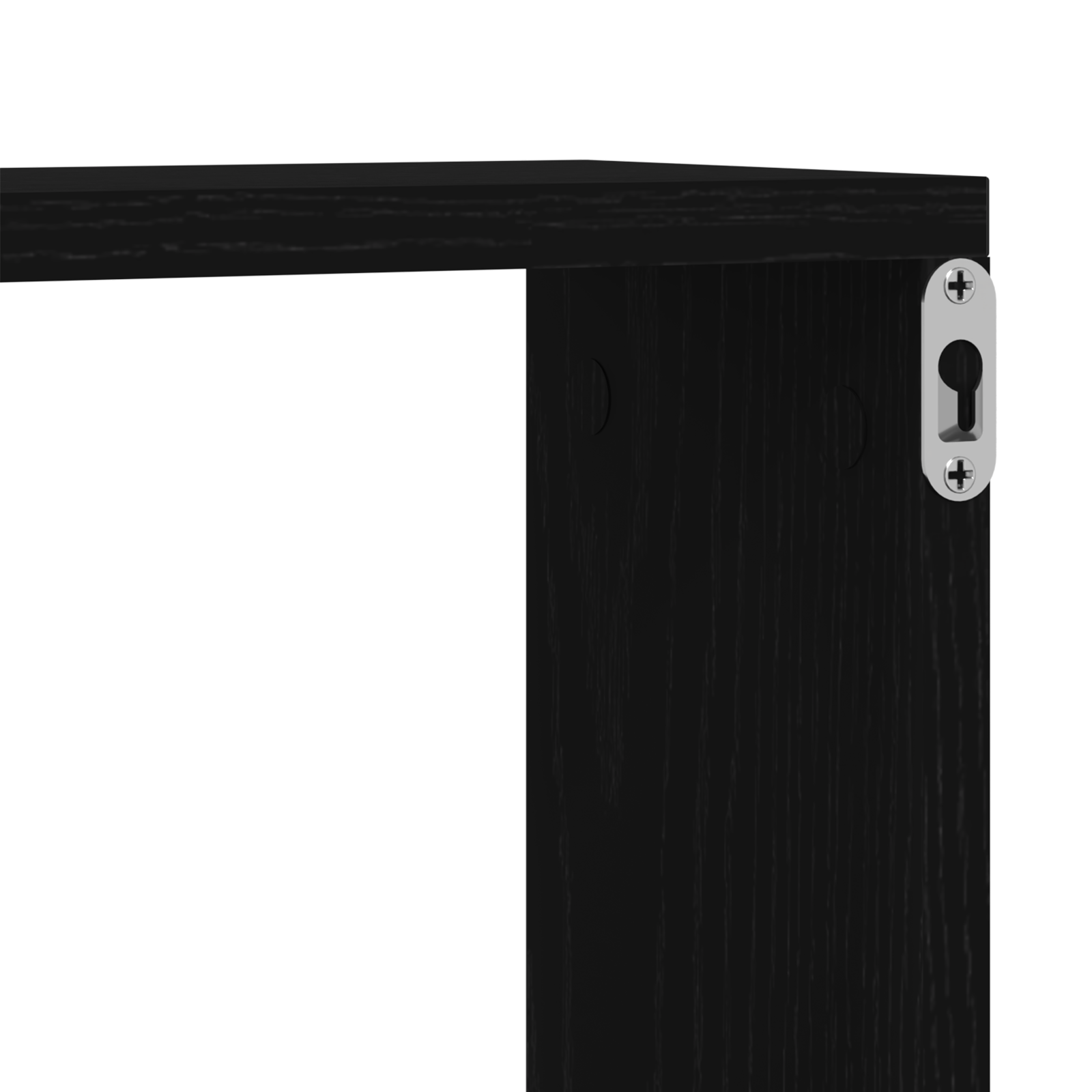 Wall Shelves Set of 4 - Black Oak - 60x15x23 cm - Made from Engineered Wood - Image 11