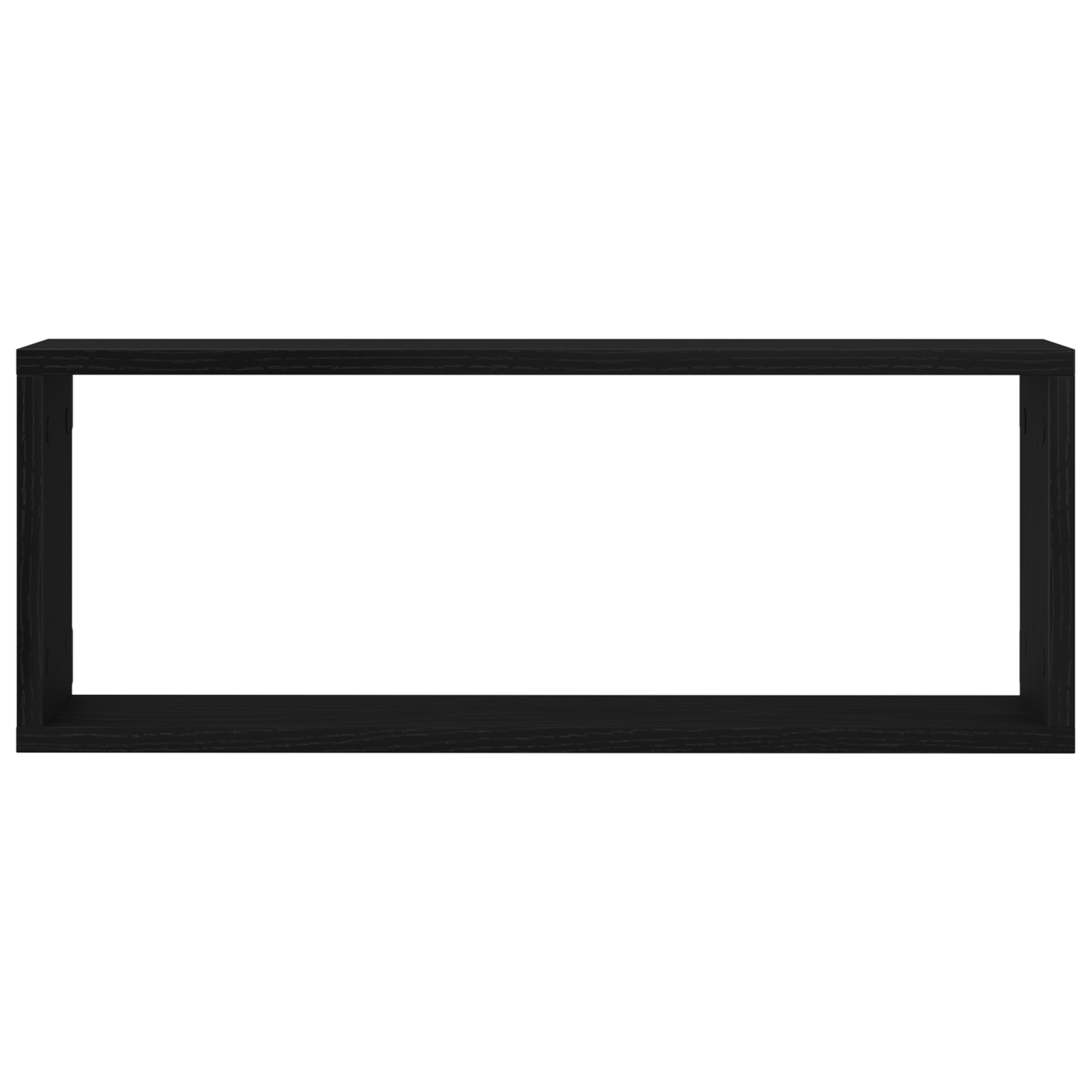 Wall Shelves Set of 4 - Black Oak - 60x15x23 cm - Made from Engineered Wood - Image 8